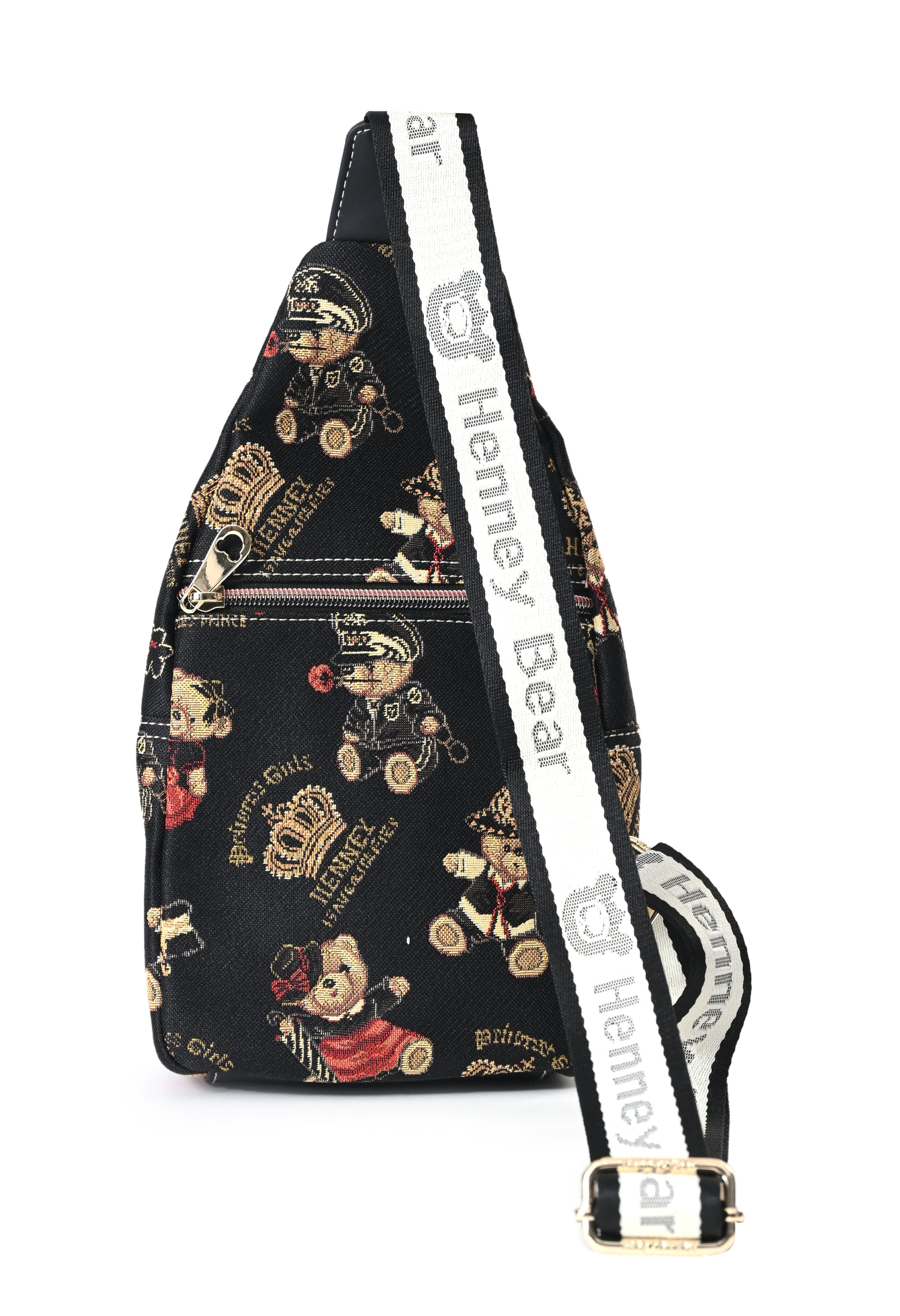 Crown Bear Crossbody Bag