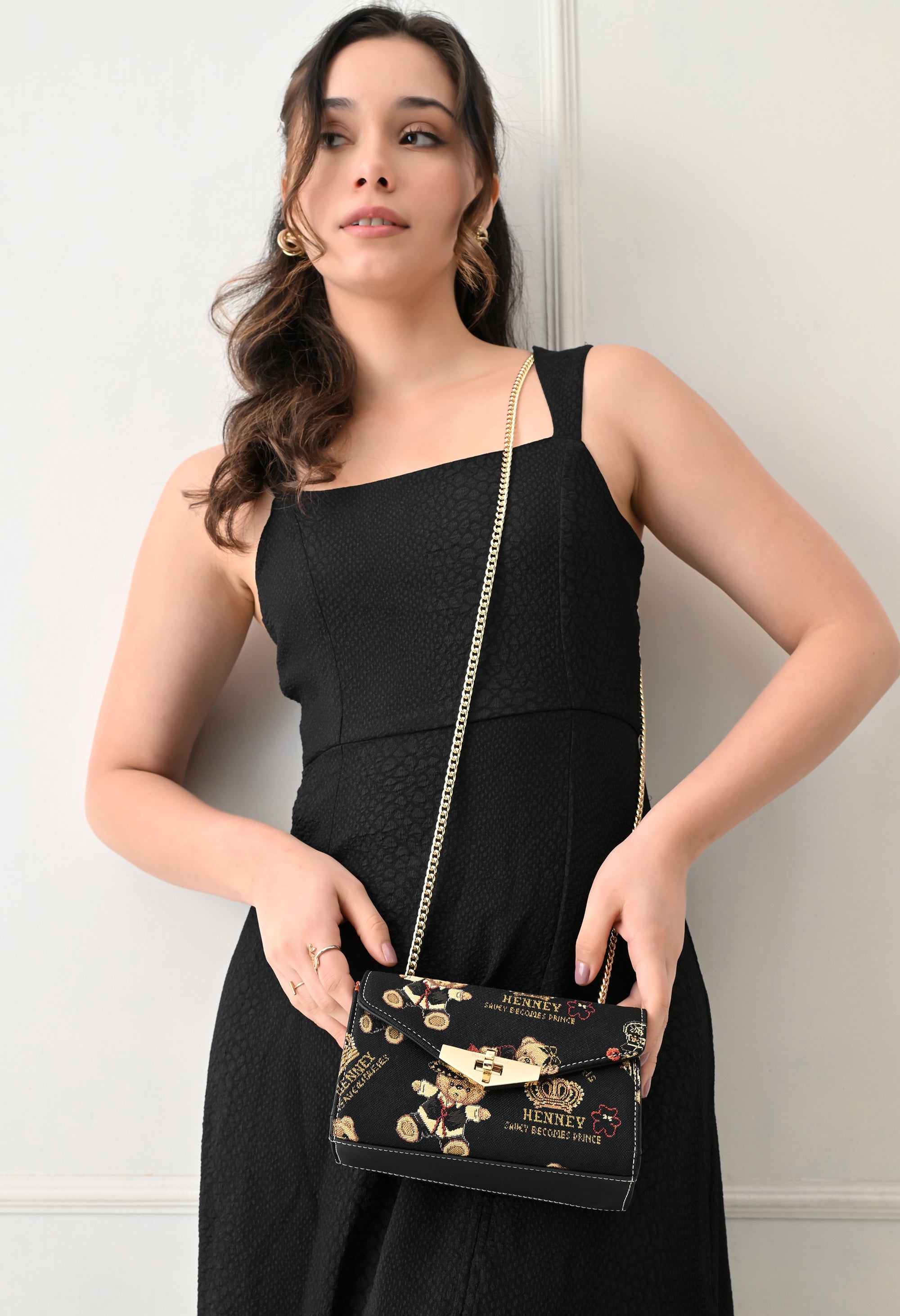 Crown Bear Sling Bag