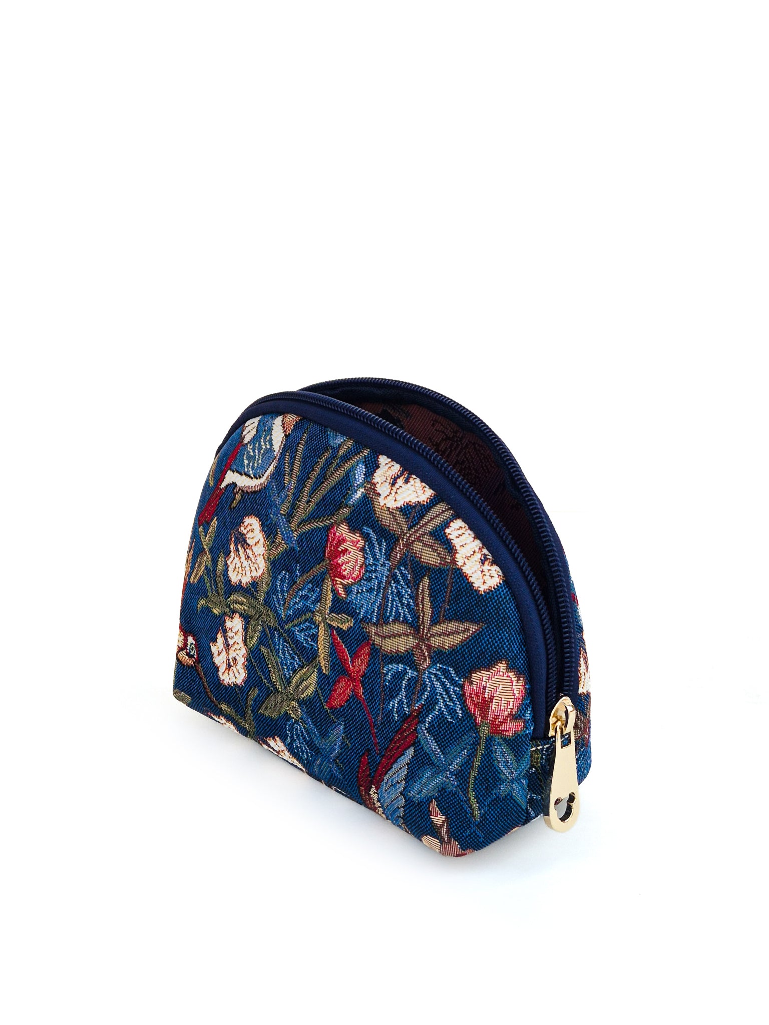 Blue Hummingbird Makeup Pouch