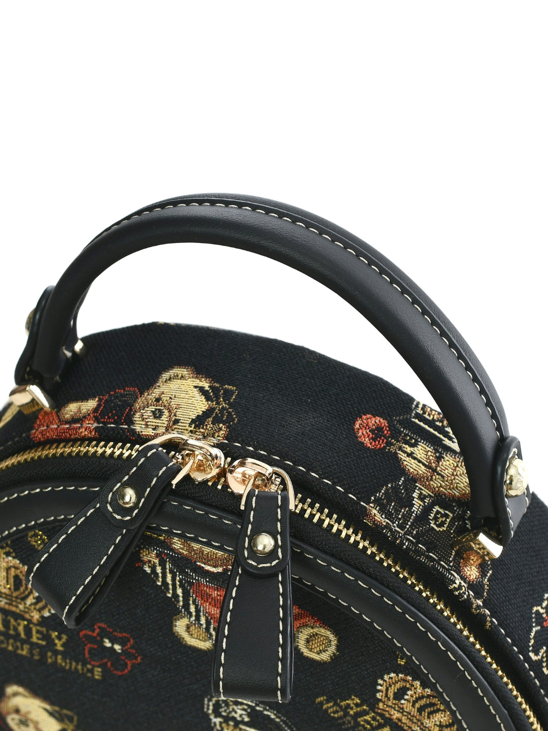 Crown Bear Round Bag