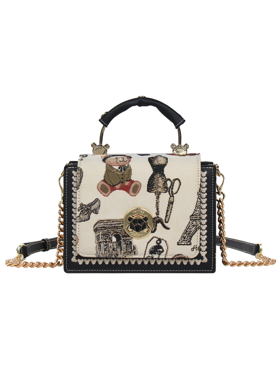 Paris Bear Sling Bag