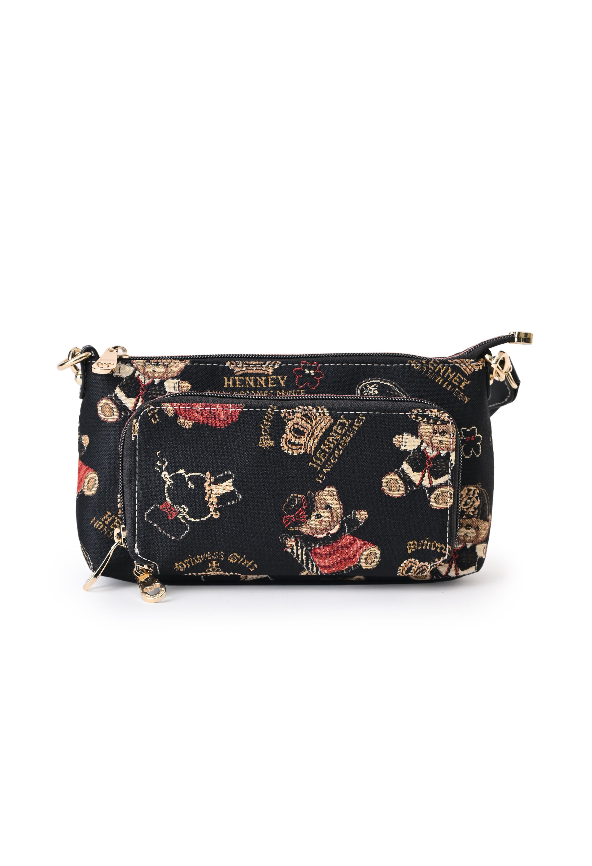 Crown Bear Crossbody Bag