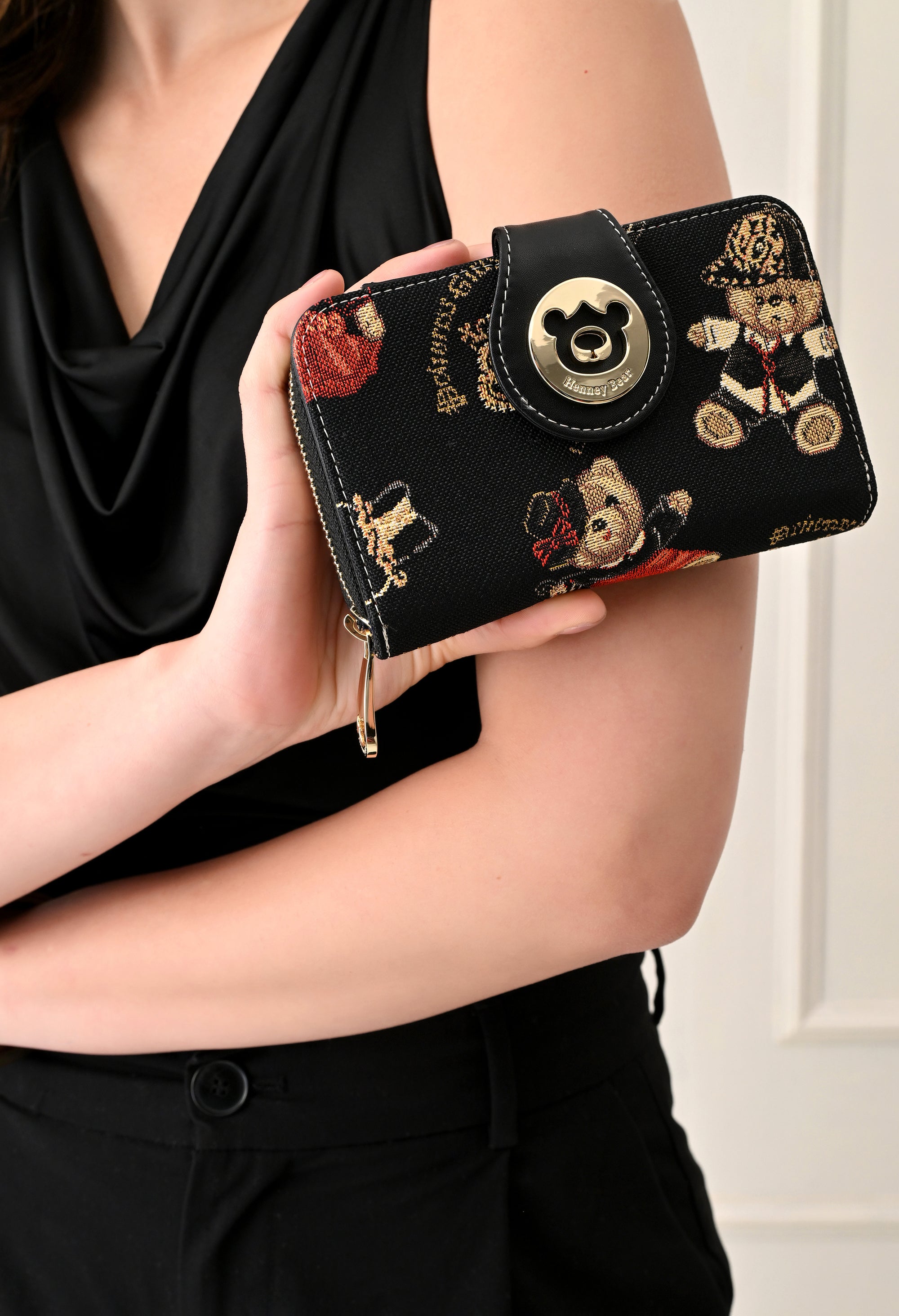 Crown Bear Purse