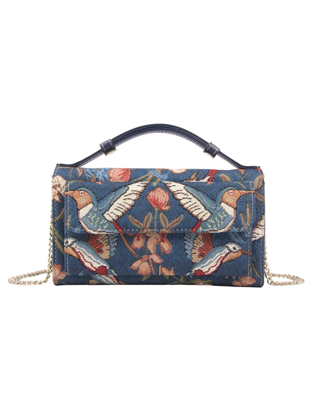 Blue Hummingbird Purse