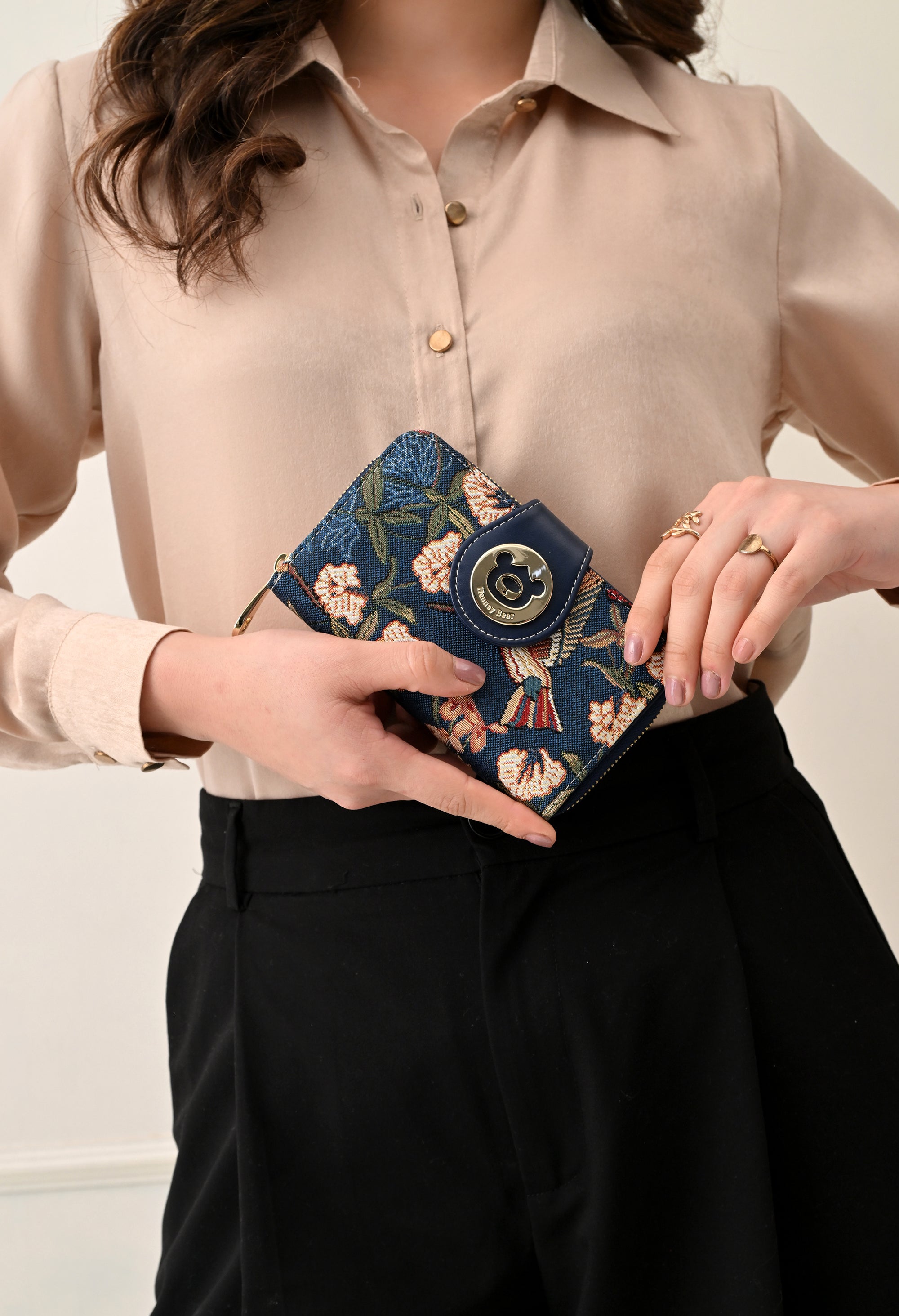 Blue Hummingbird Purse