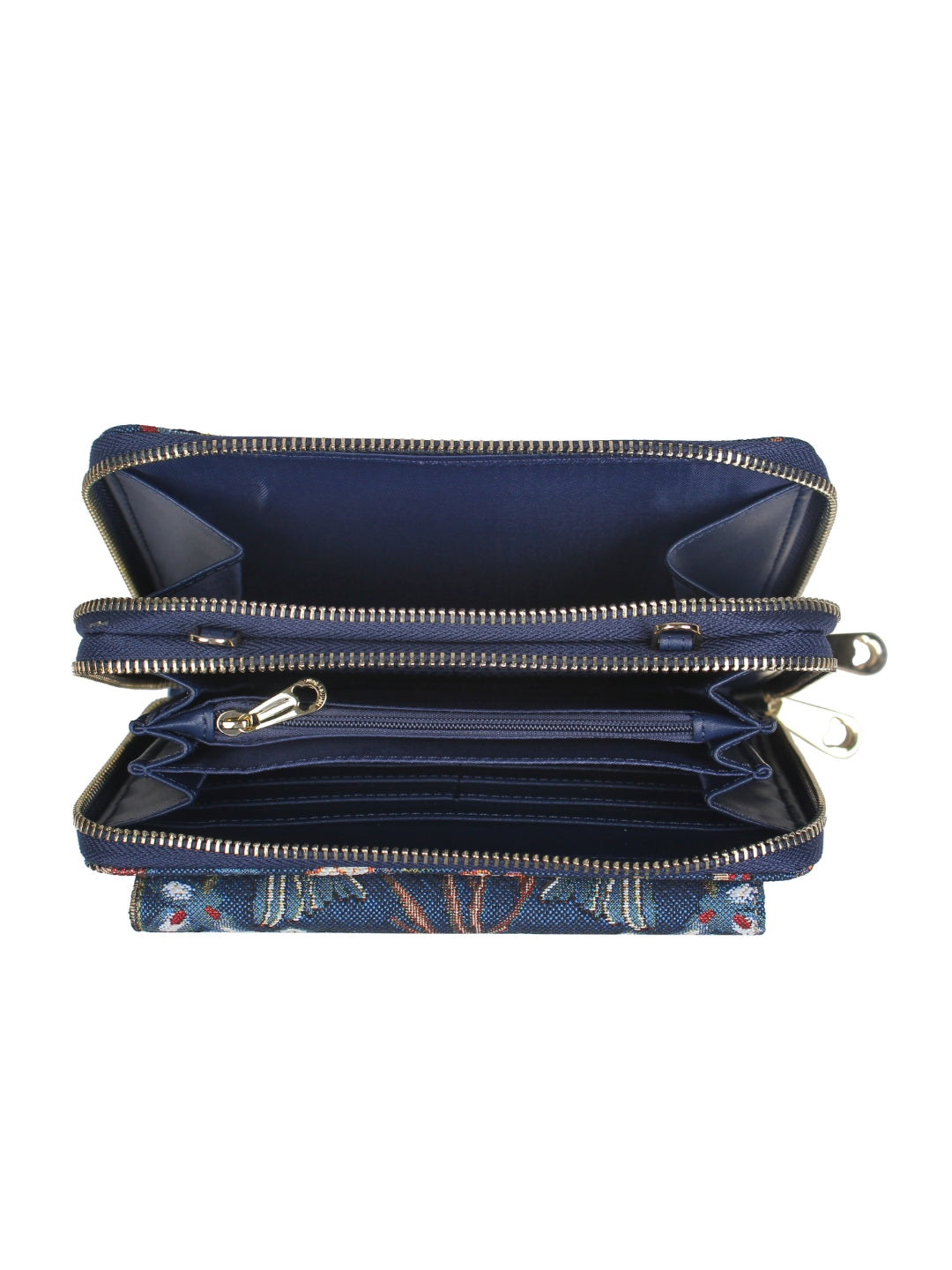 Blue Hummingbird Crossbody Bag