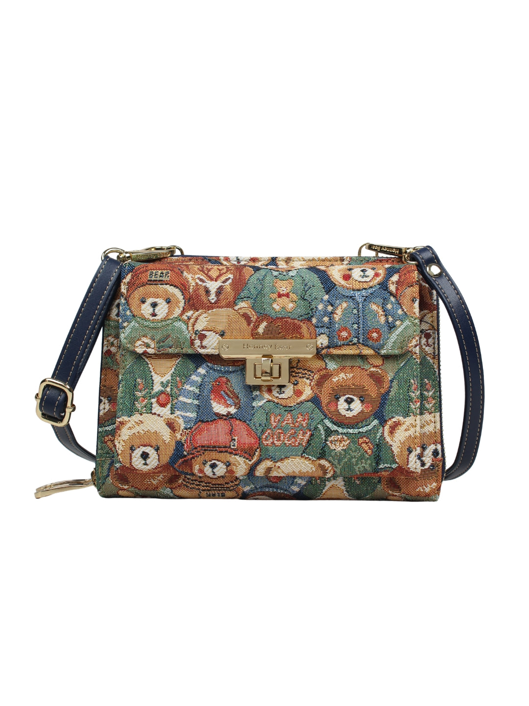 Green Bear Crossbody Bag