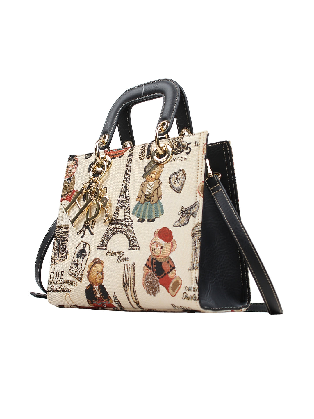 Paris Bear Top Handle