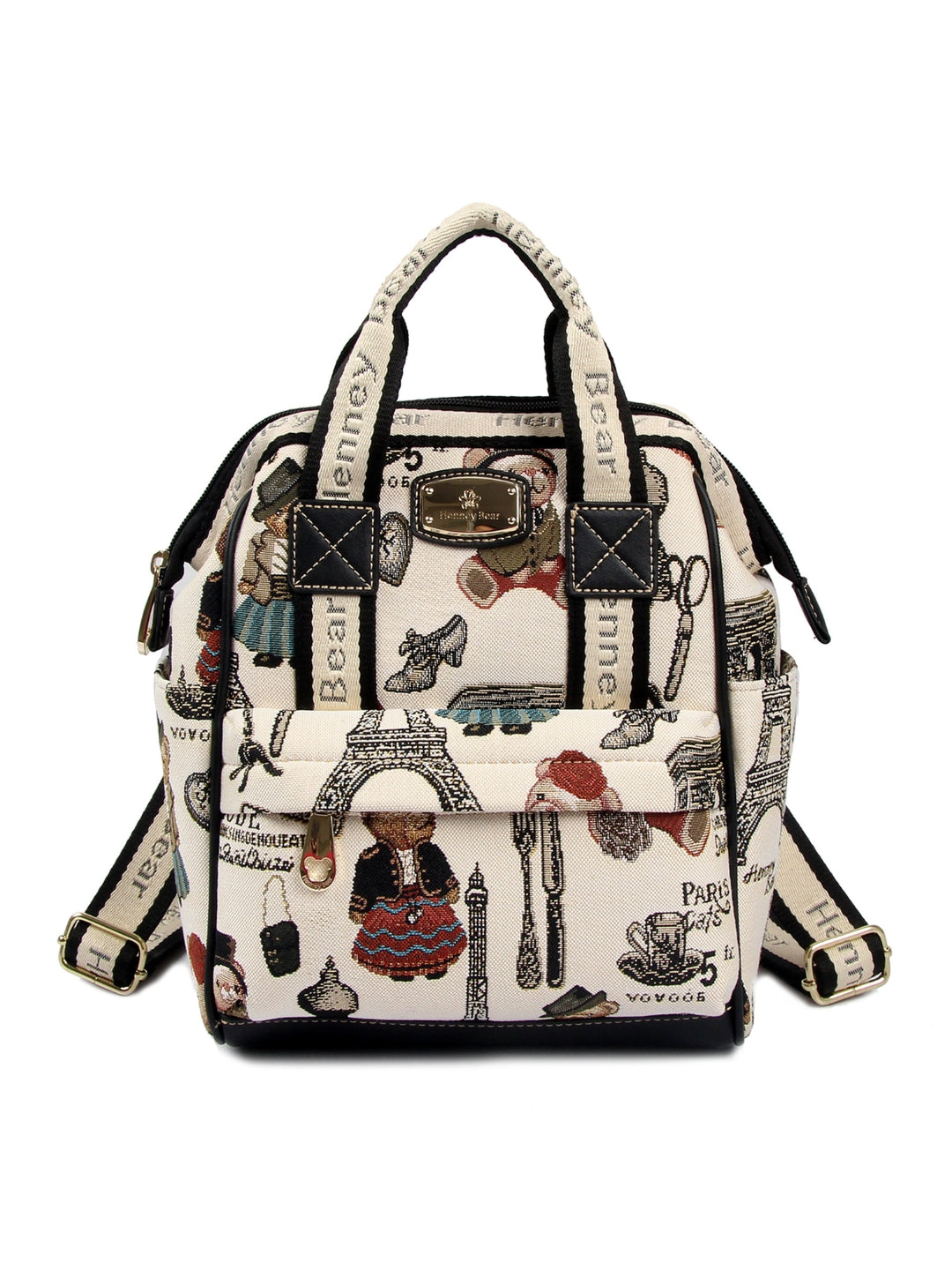 Paris Bear Compact Backpack