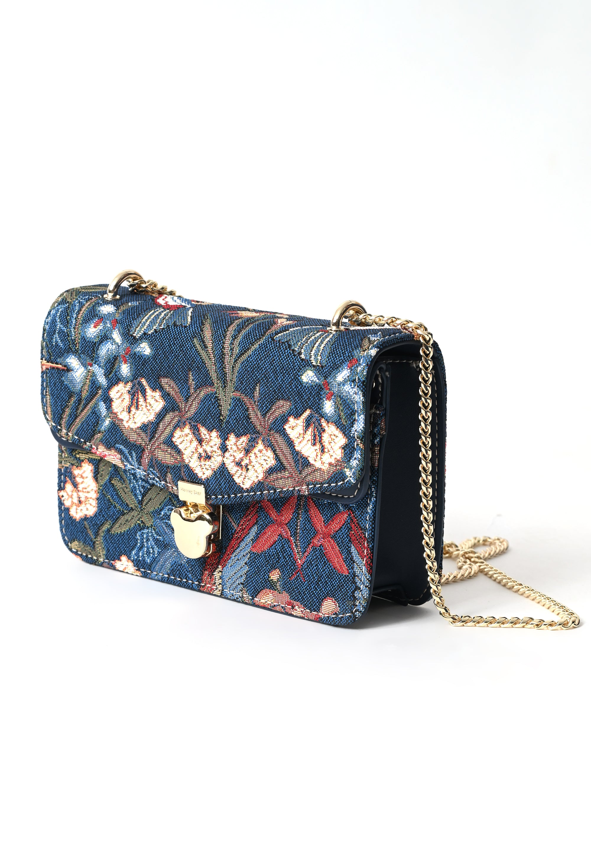 Blue Hummingbird Sling Bag