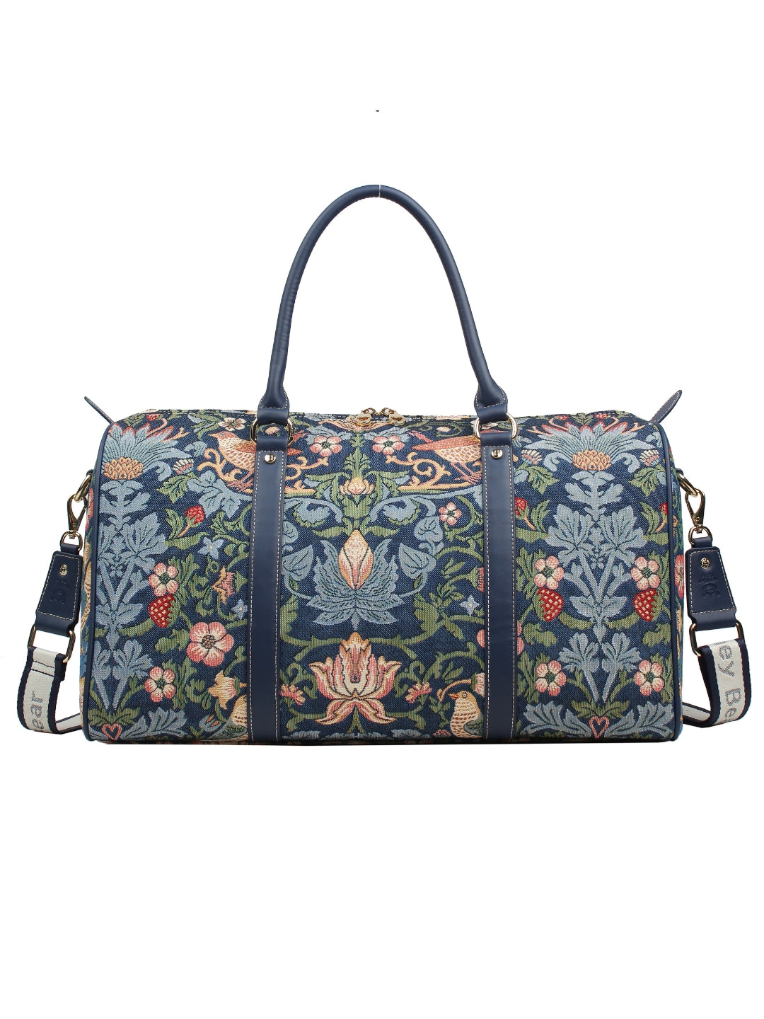 Strawberry & Bird Weekender with Shoulder Strap