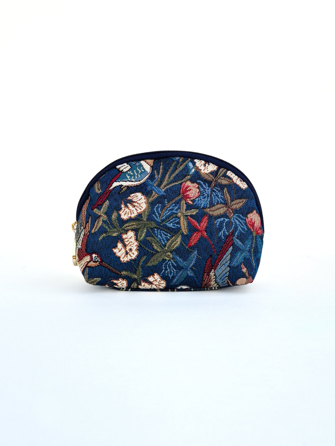 Blue Hummingbird Makeup Pouch