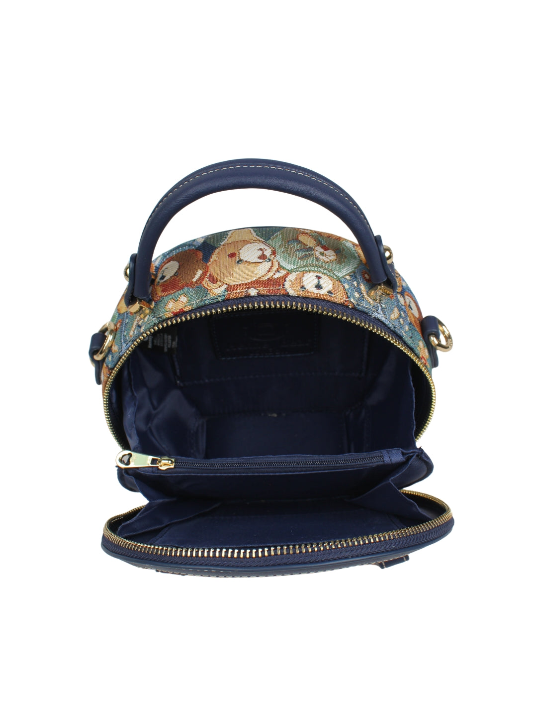 Green Bear Round Bag