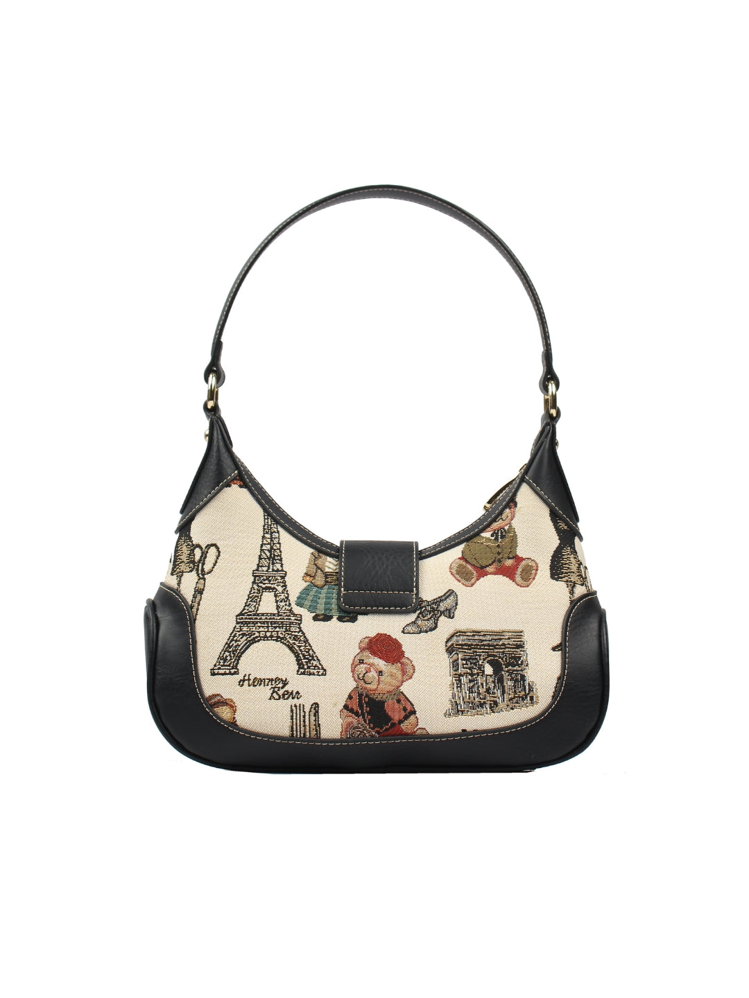 Paris Bear Shoulder Bag