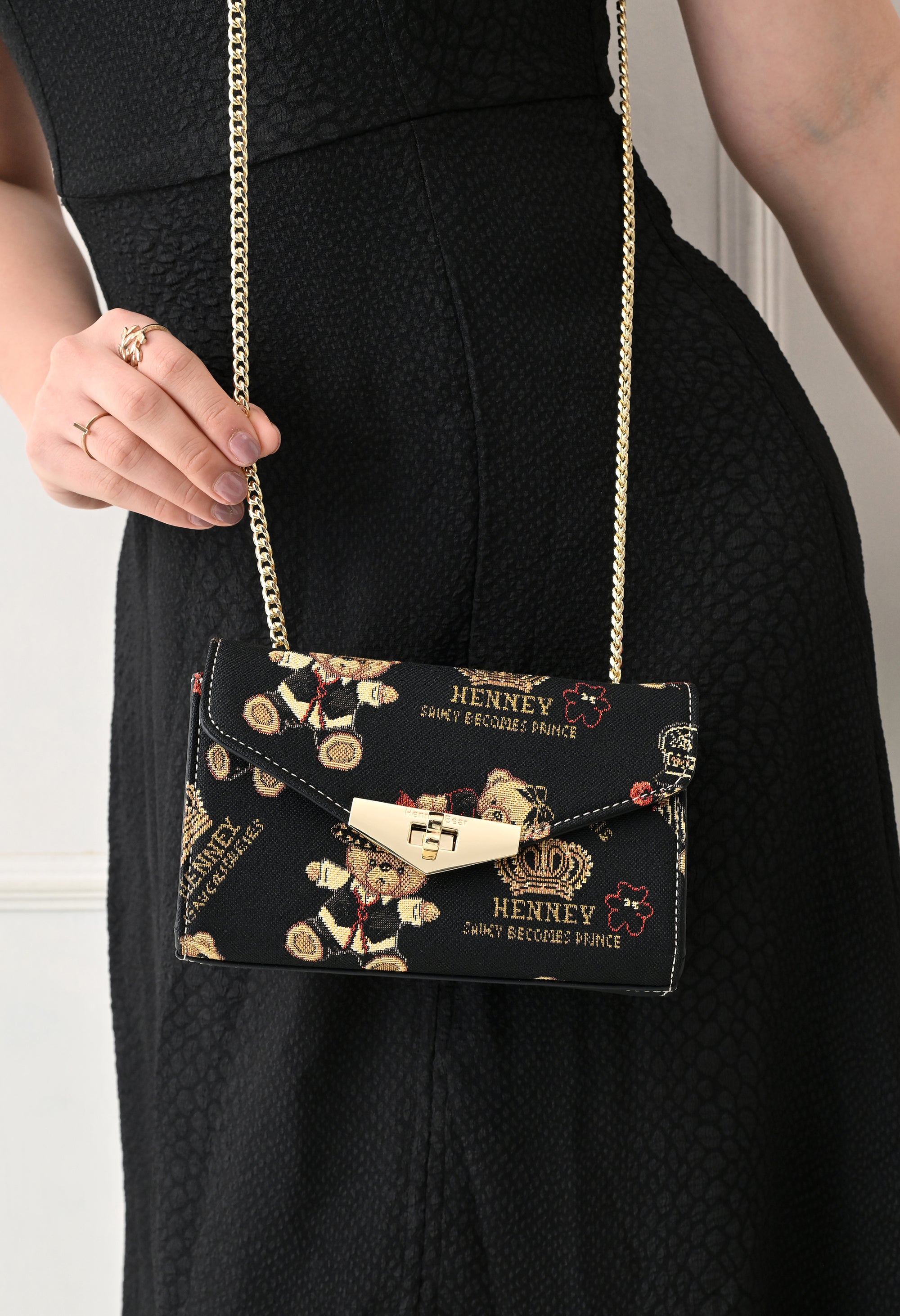 Crown Bear Sling Bag