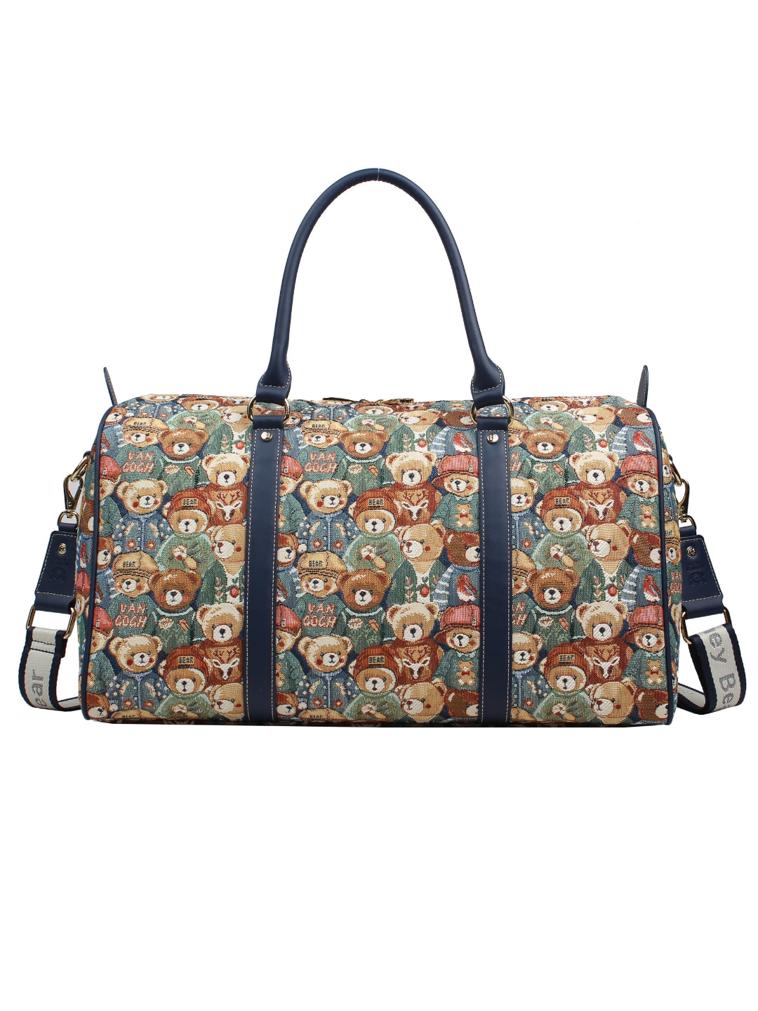 Green Bear Weekender with Shoulder Strap