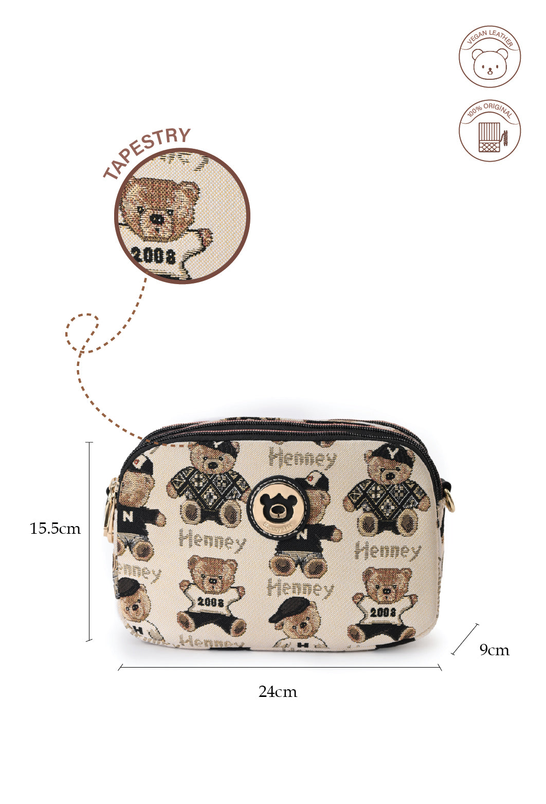 Henney Password Crossbody Bag