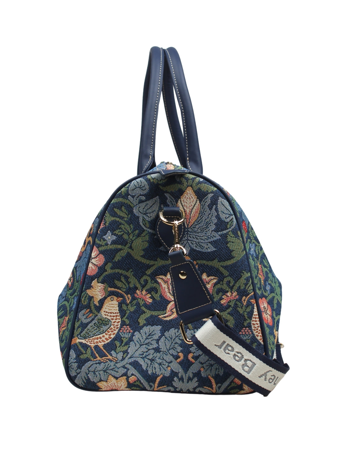 Strawberry & Bird Weekender with Shoulder Strap