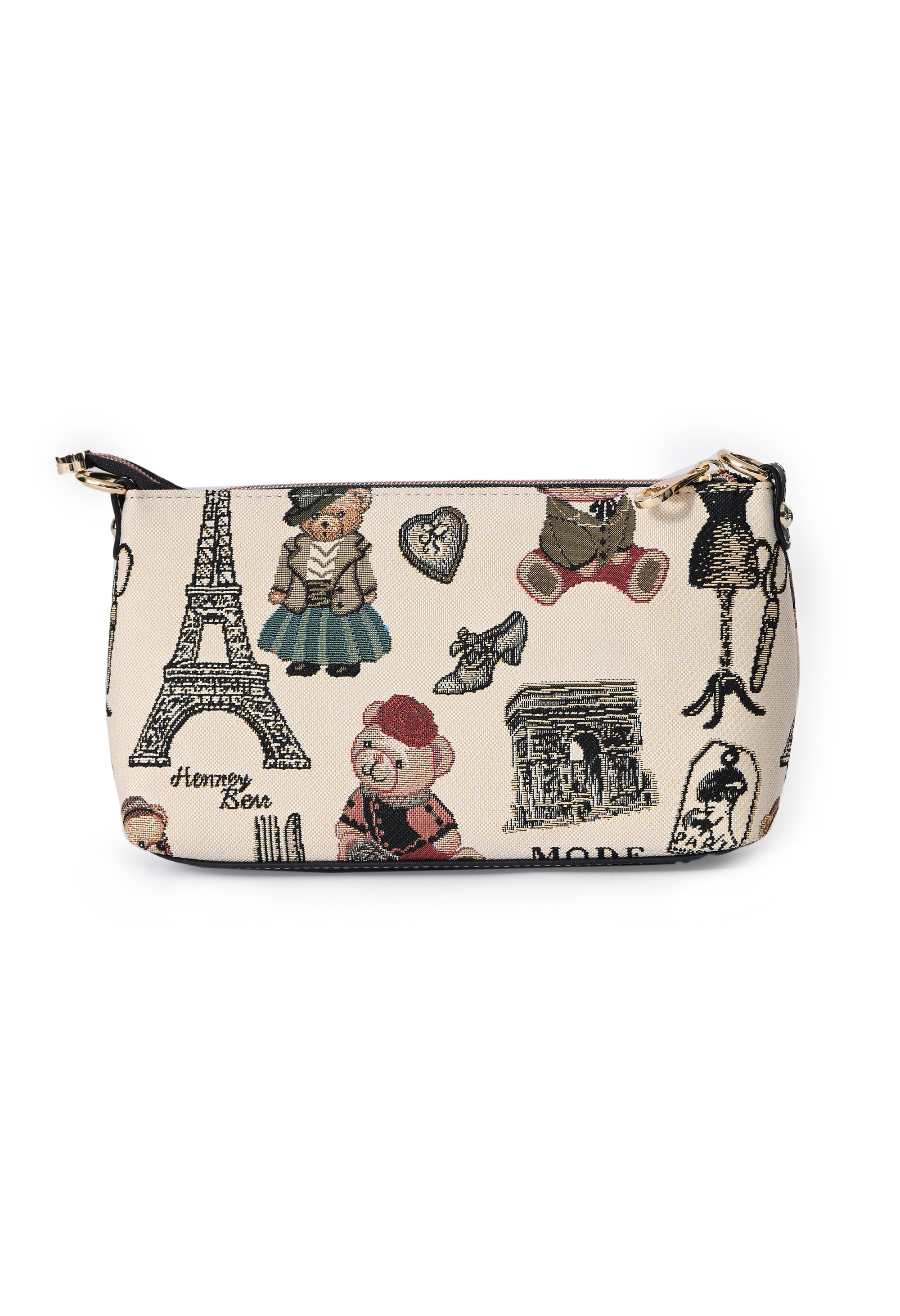 Paris Bear Crossbody Bag