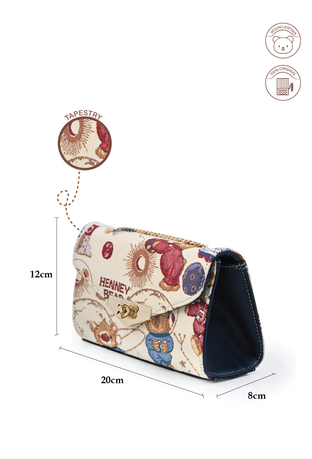 Meta Bear Sling Bag 