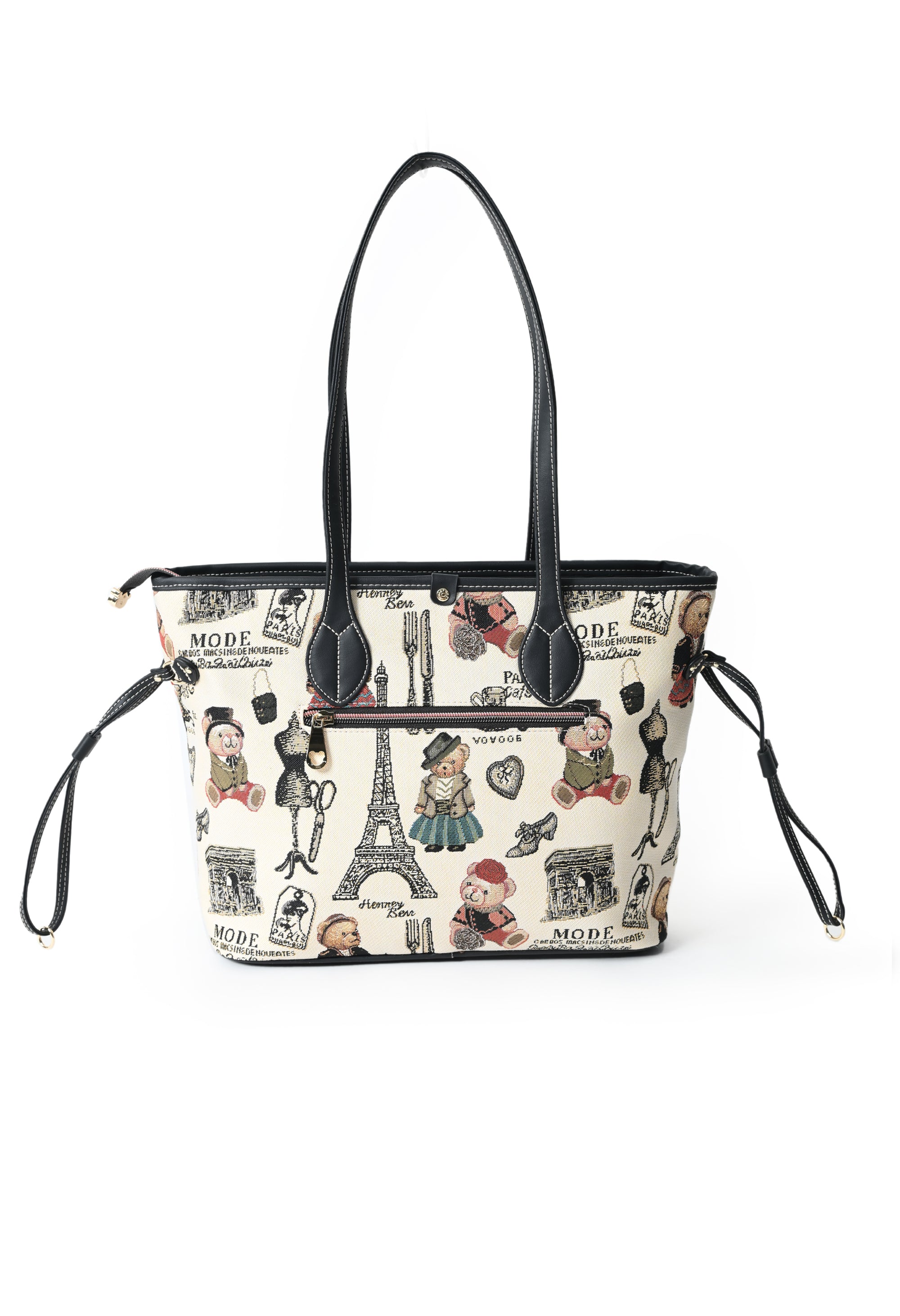 Paris Bear Tote Bag