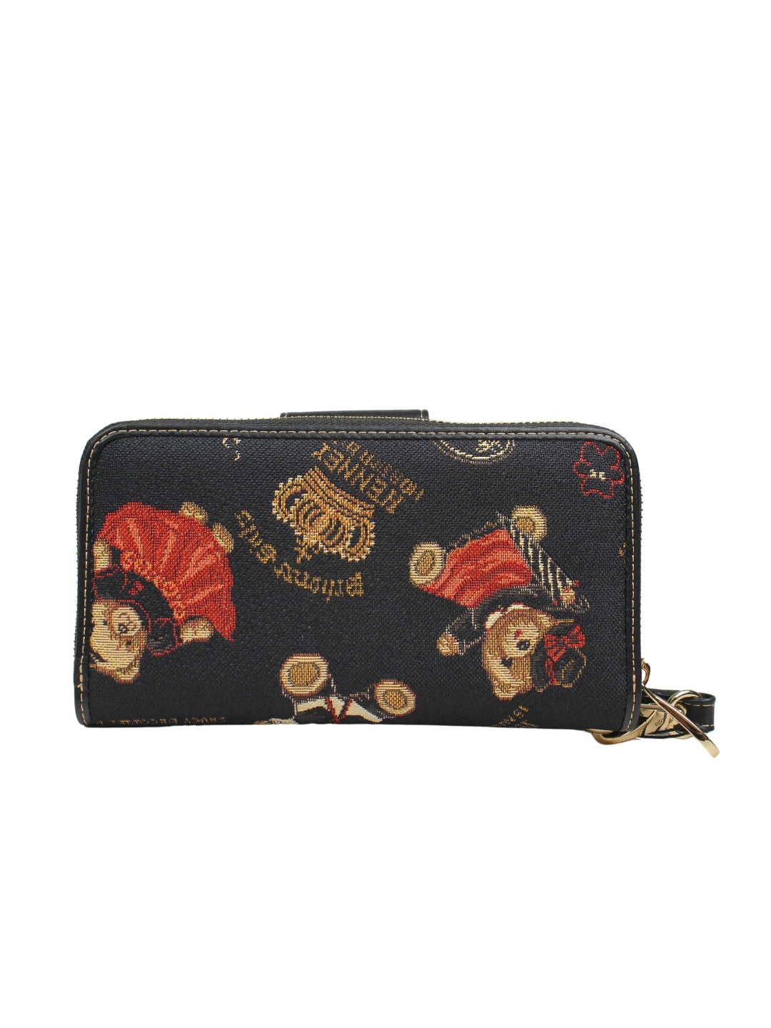 Crown Bear Wristlet Purse