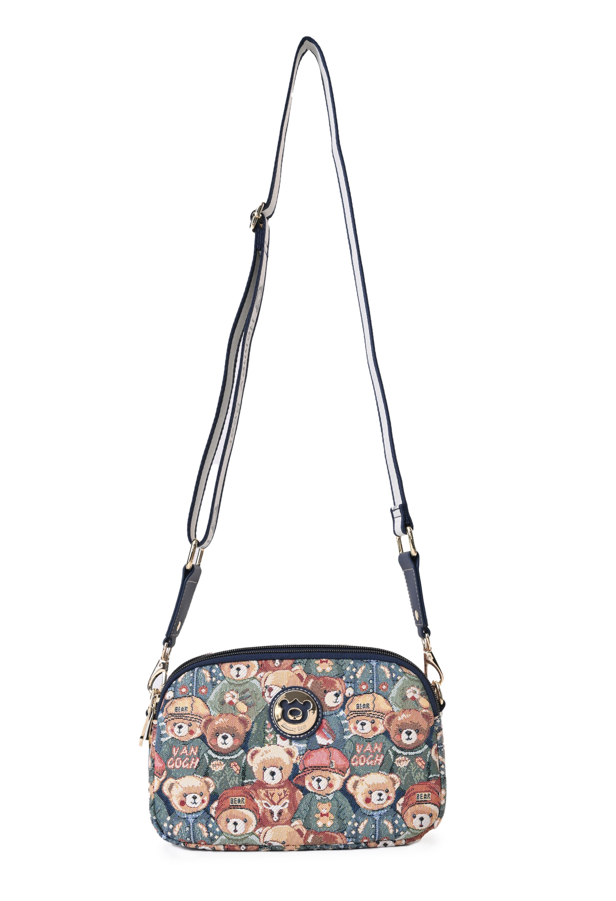 Green Bear Crossbody Bag