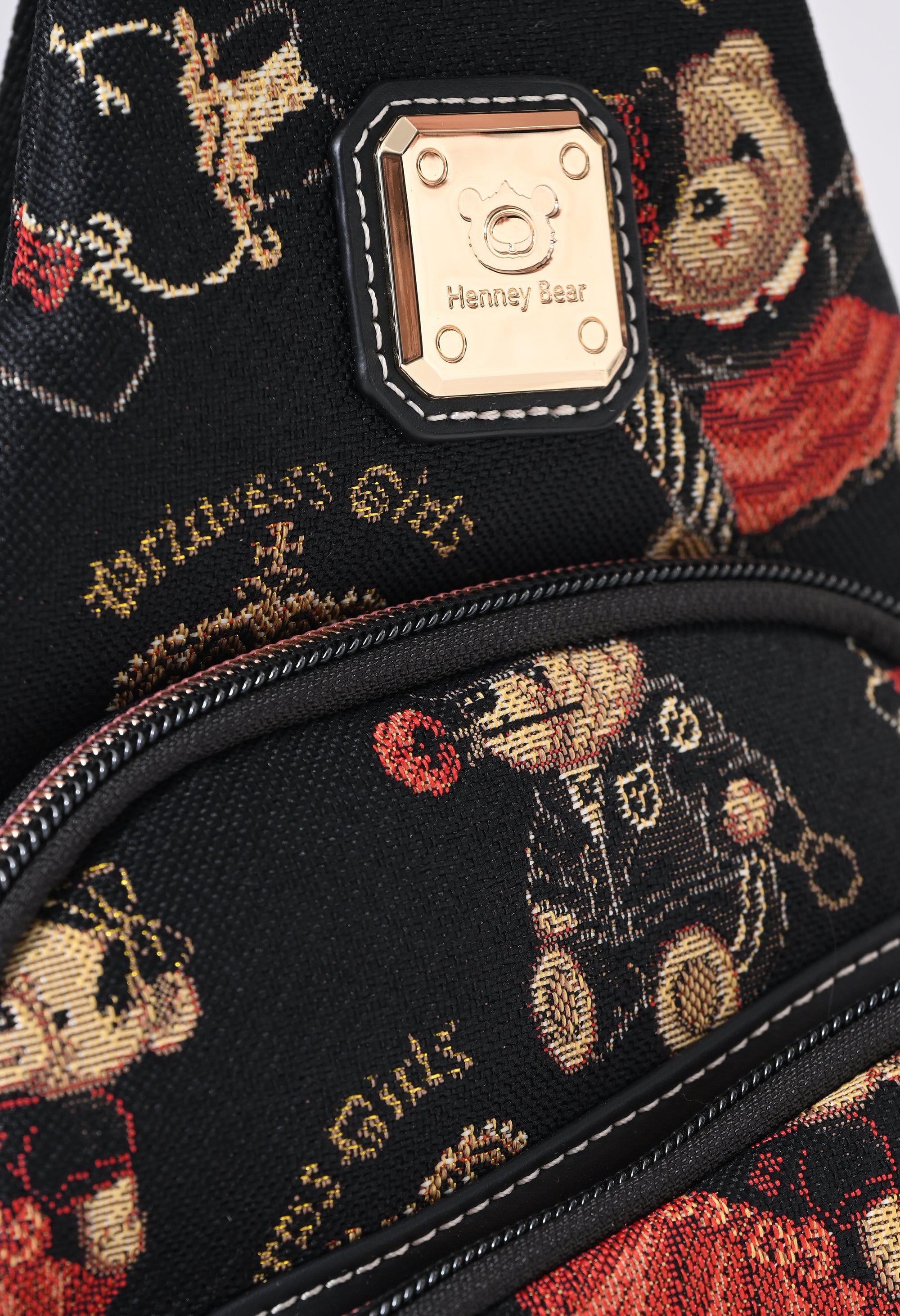 Crown Bear Crossbody Bag