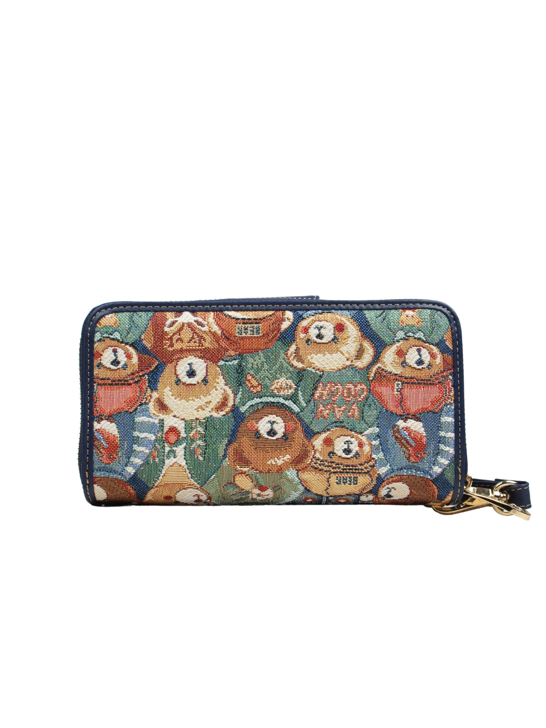 Green Bear Wristlet Purse