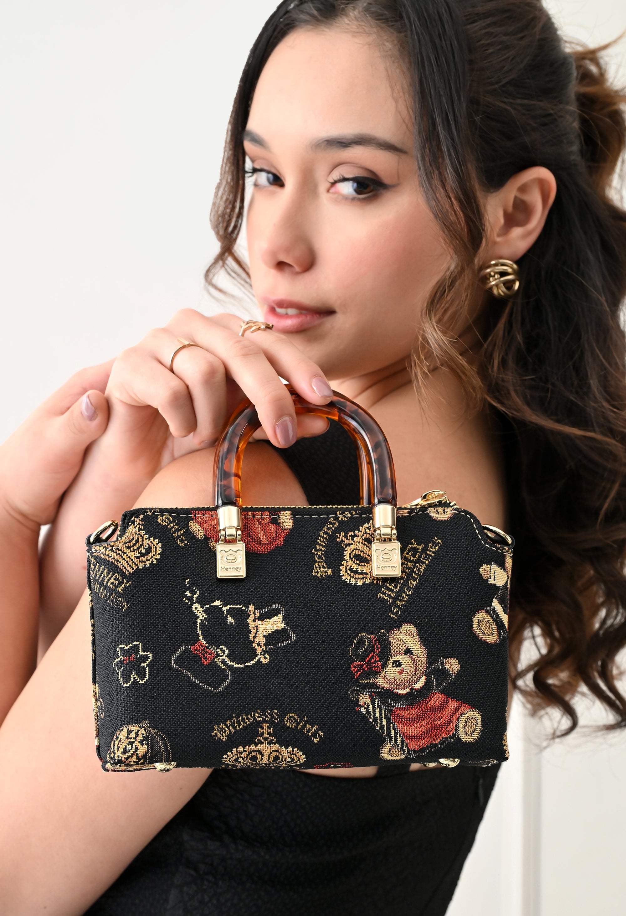Crown Bear Sling Bag