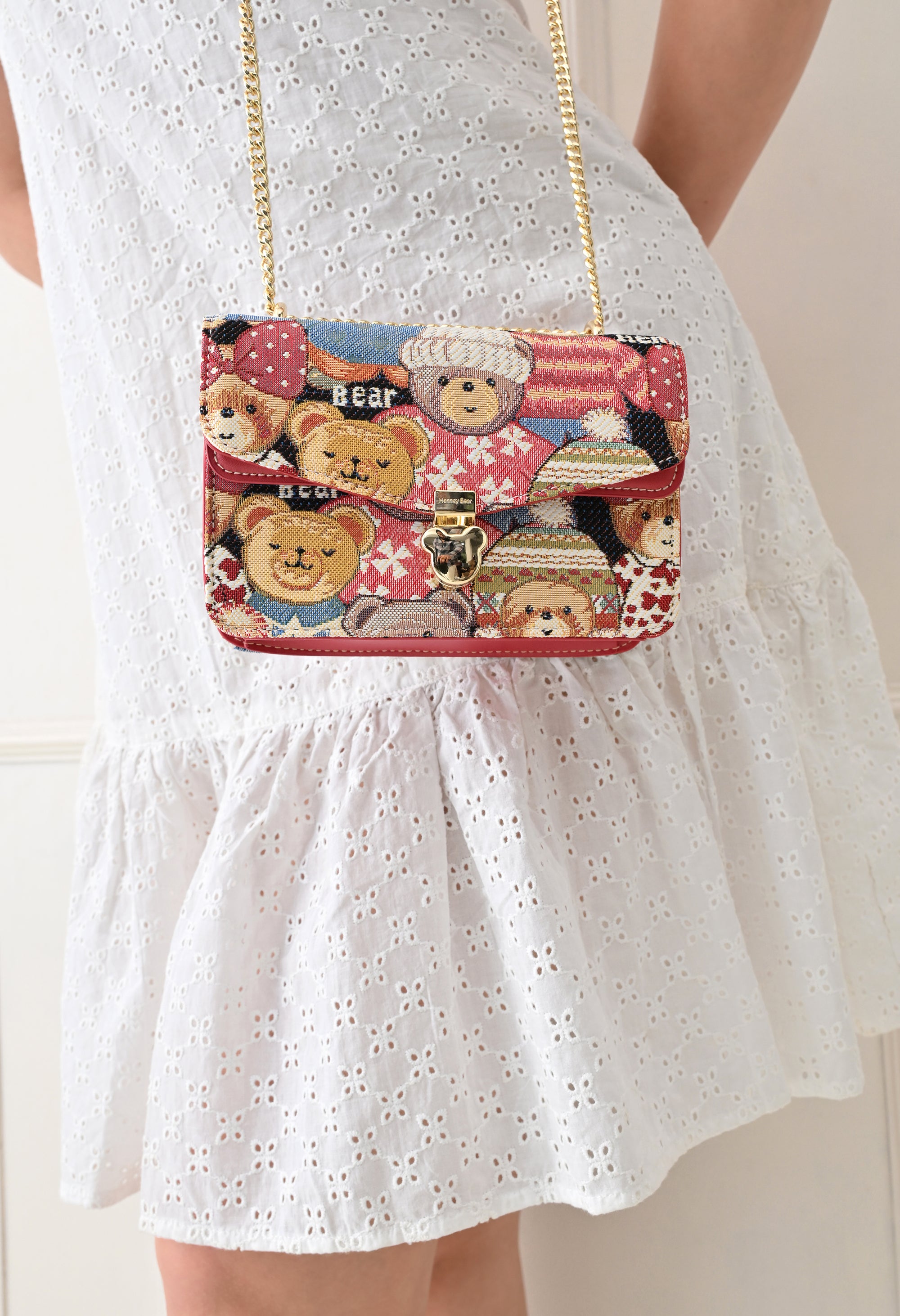Cute Bear Sling Bag