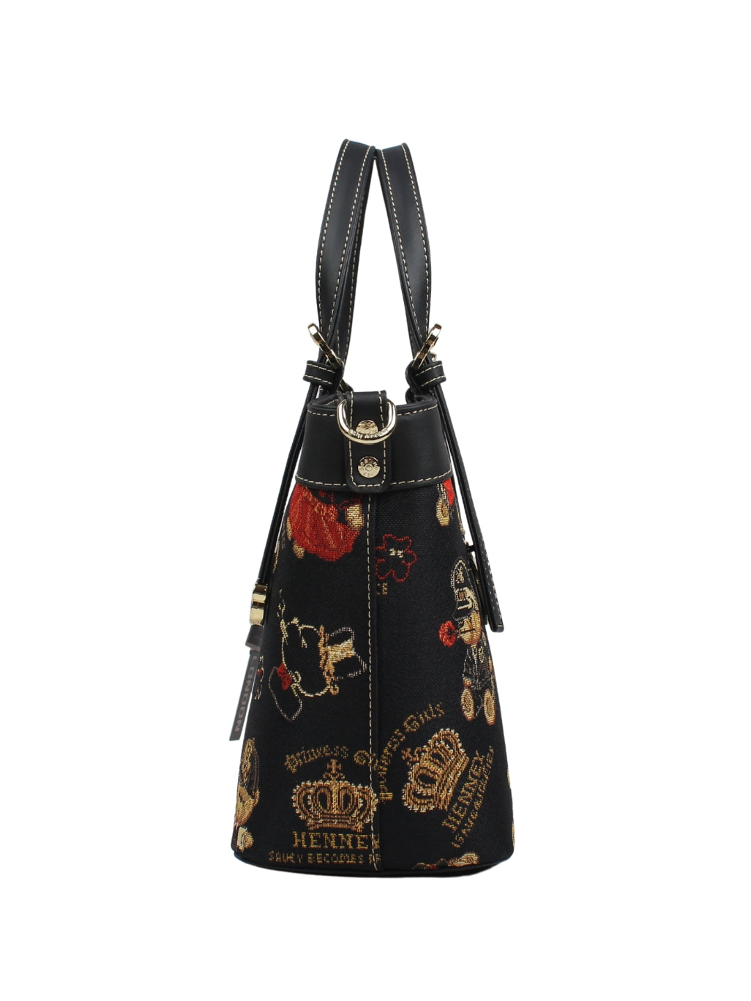 Crown Bear Bucket Bag-Medium Size