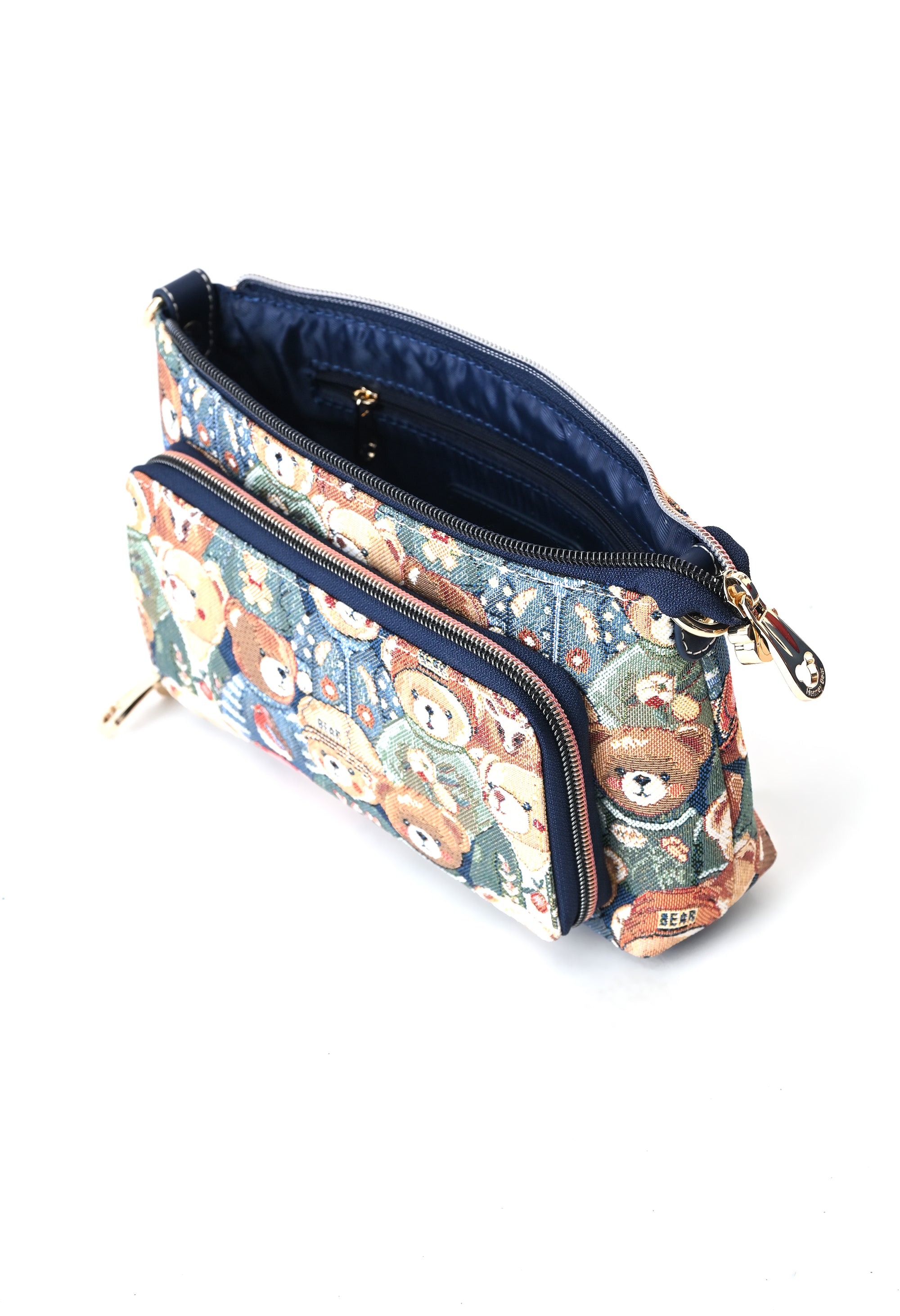 Green Bear Crossbody Bag