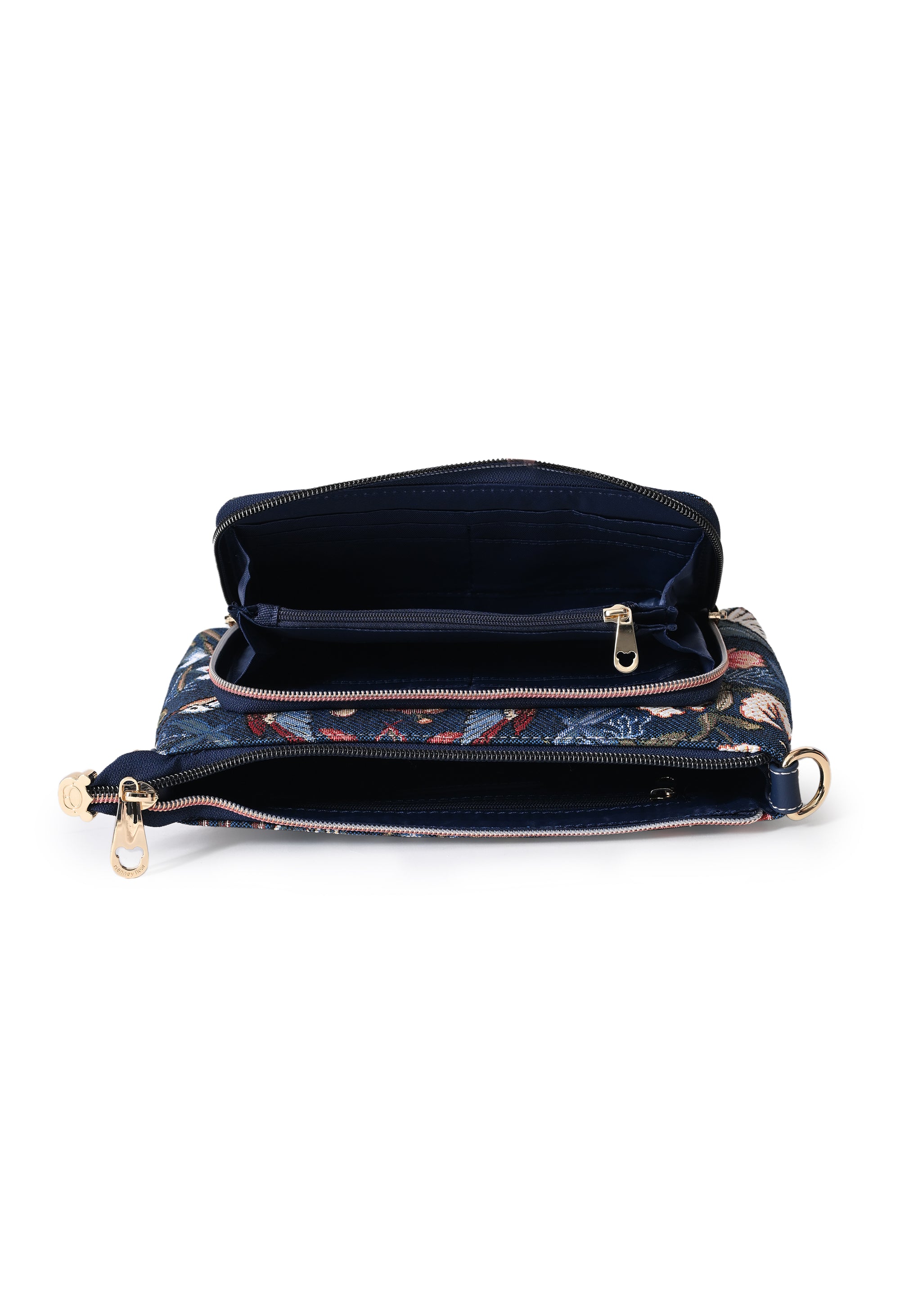 Blue Hummingbird Crossbody Bag
