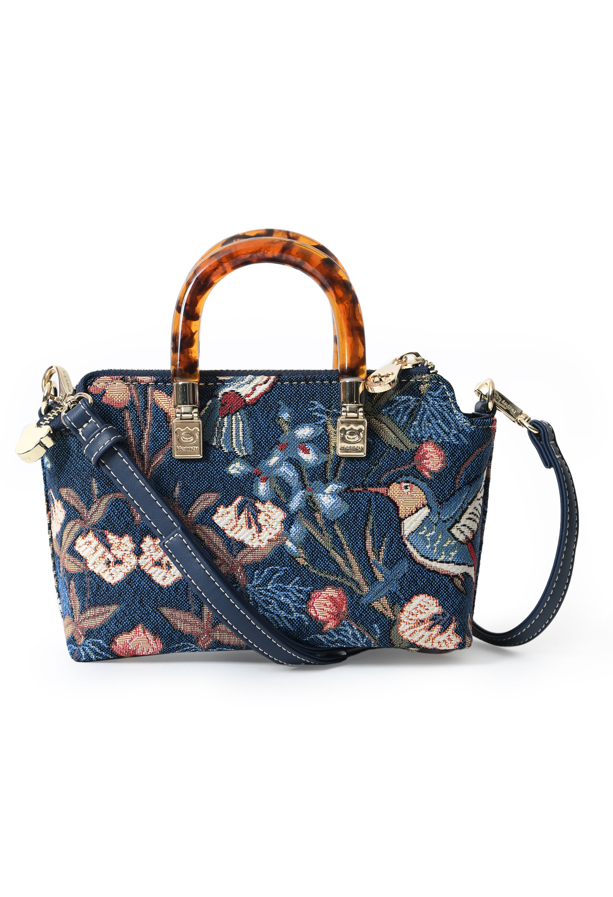 Blue Hummingbird Sling Bag
