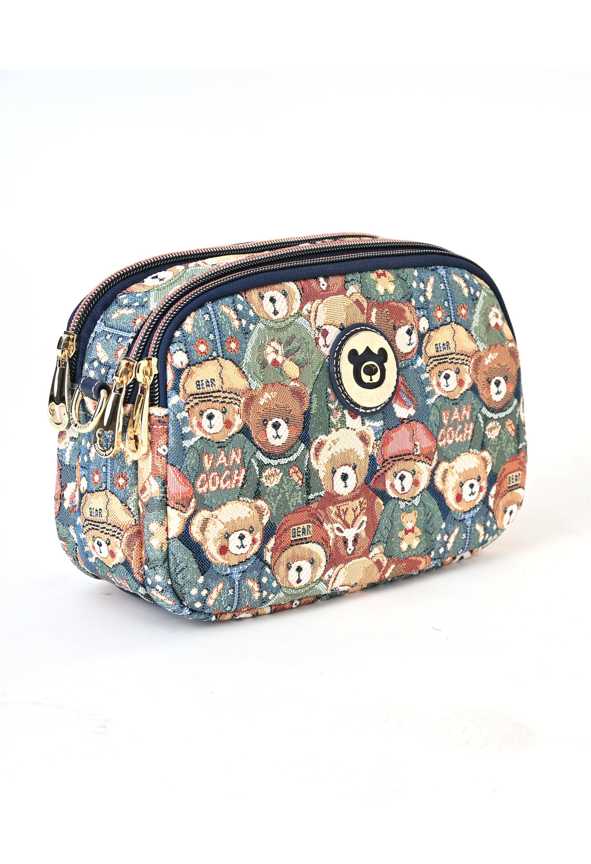 Green Bear Crossbody Bag