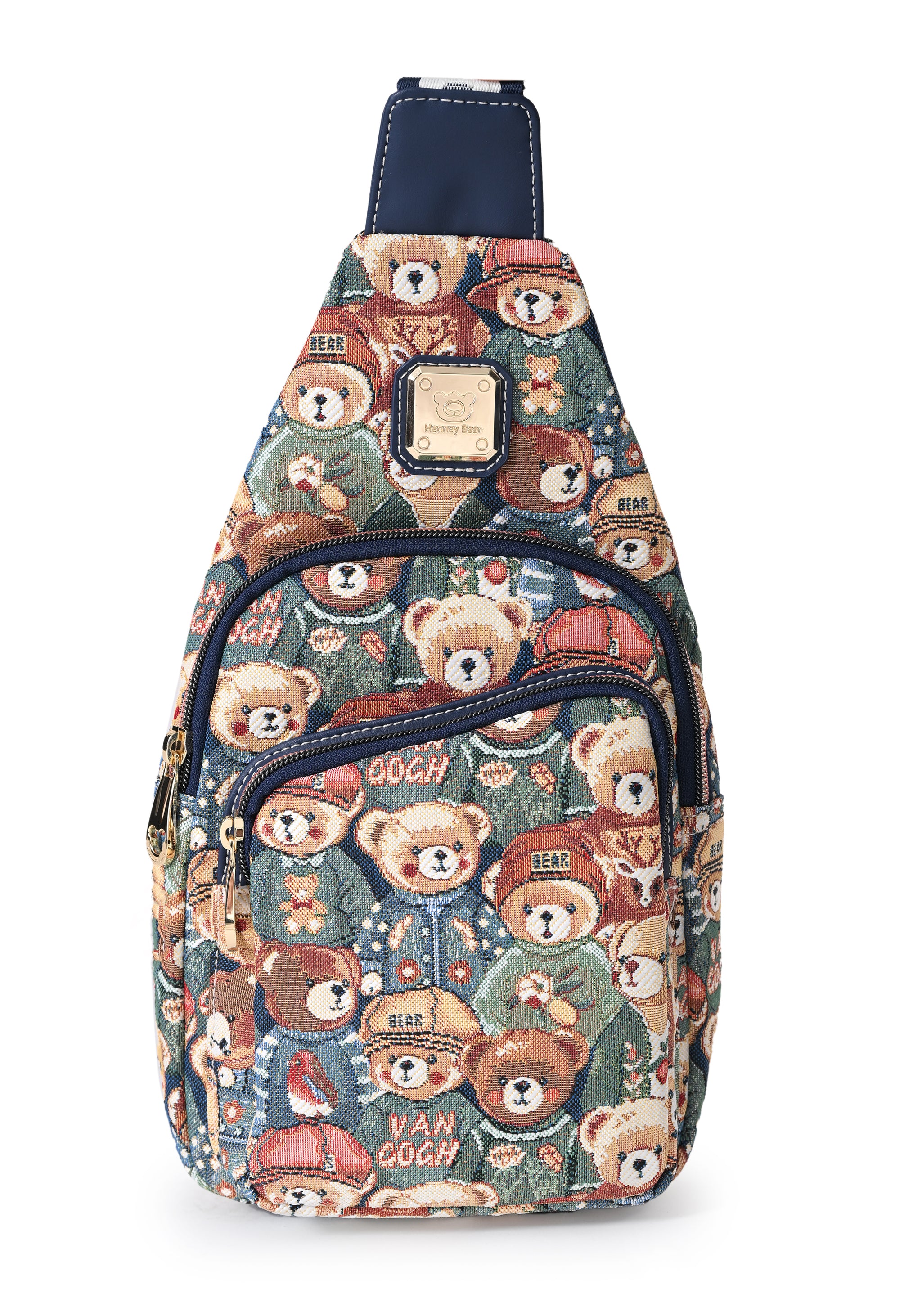 Green Bear Crossbody