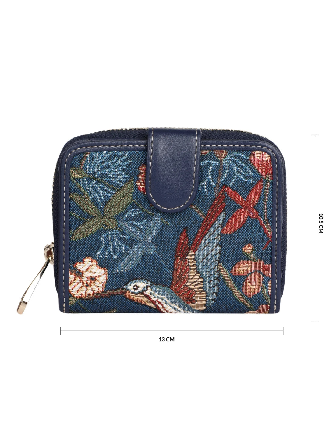 Blue Hummingbird Purse