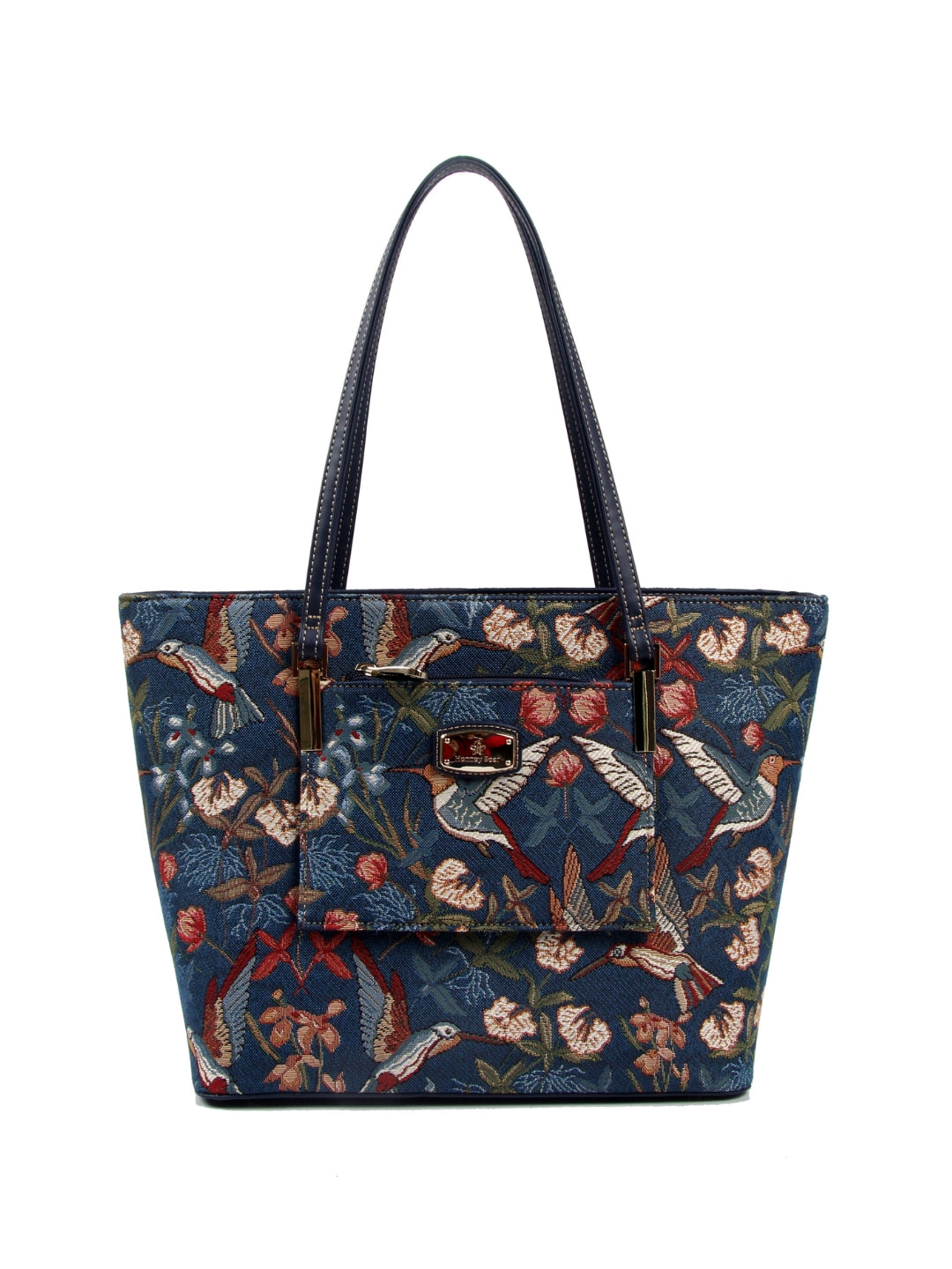 Blue Hummingbird Shoulder Bag