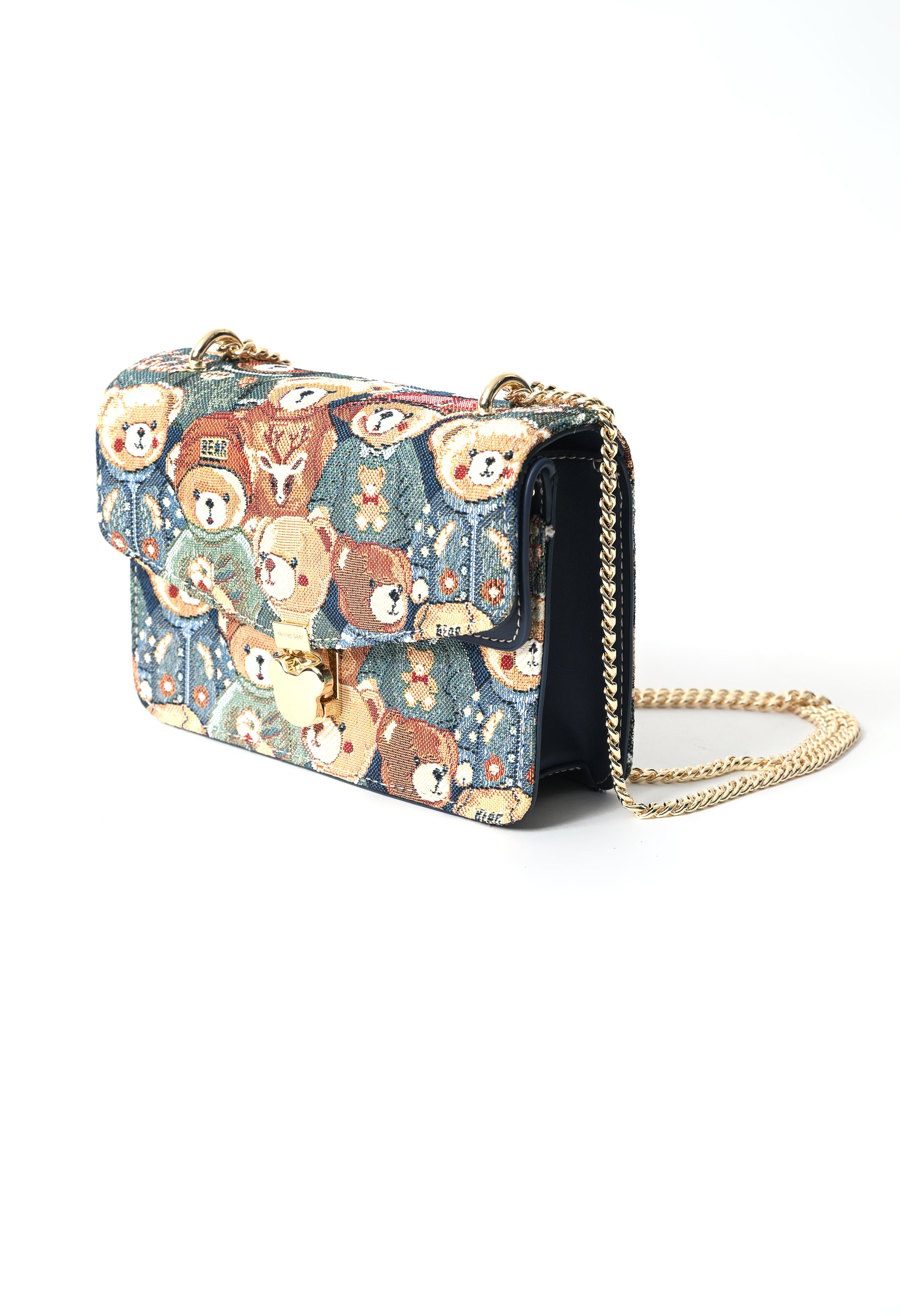 Green Bear Sling Bag