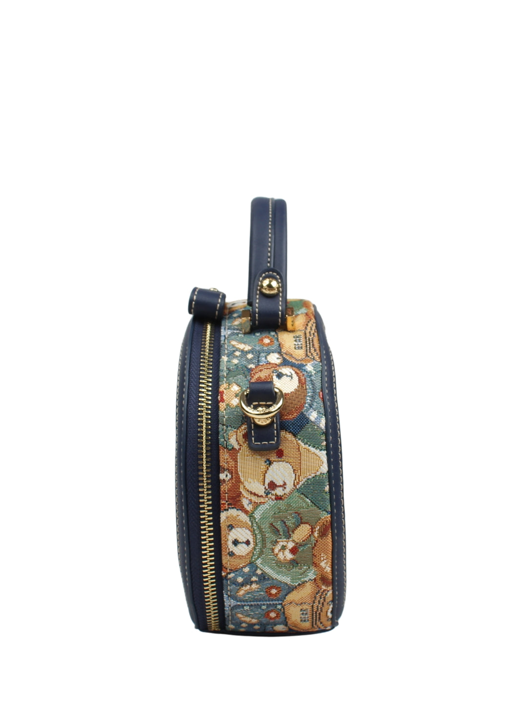 Green Bear Round Bag