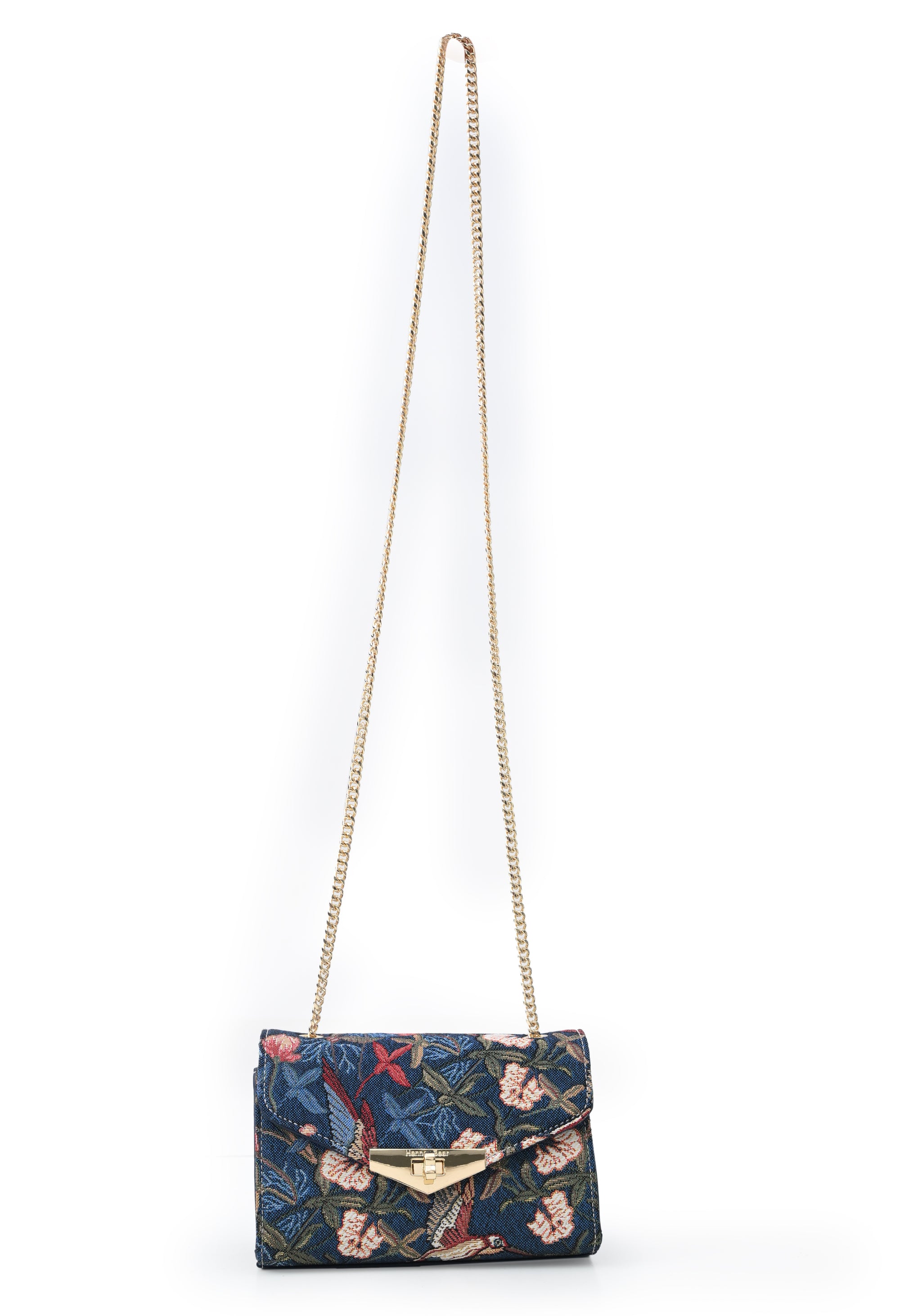 Blue Hummingbird Sling Bag