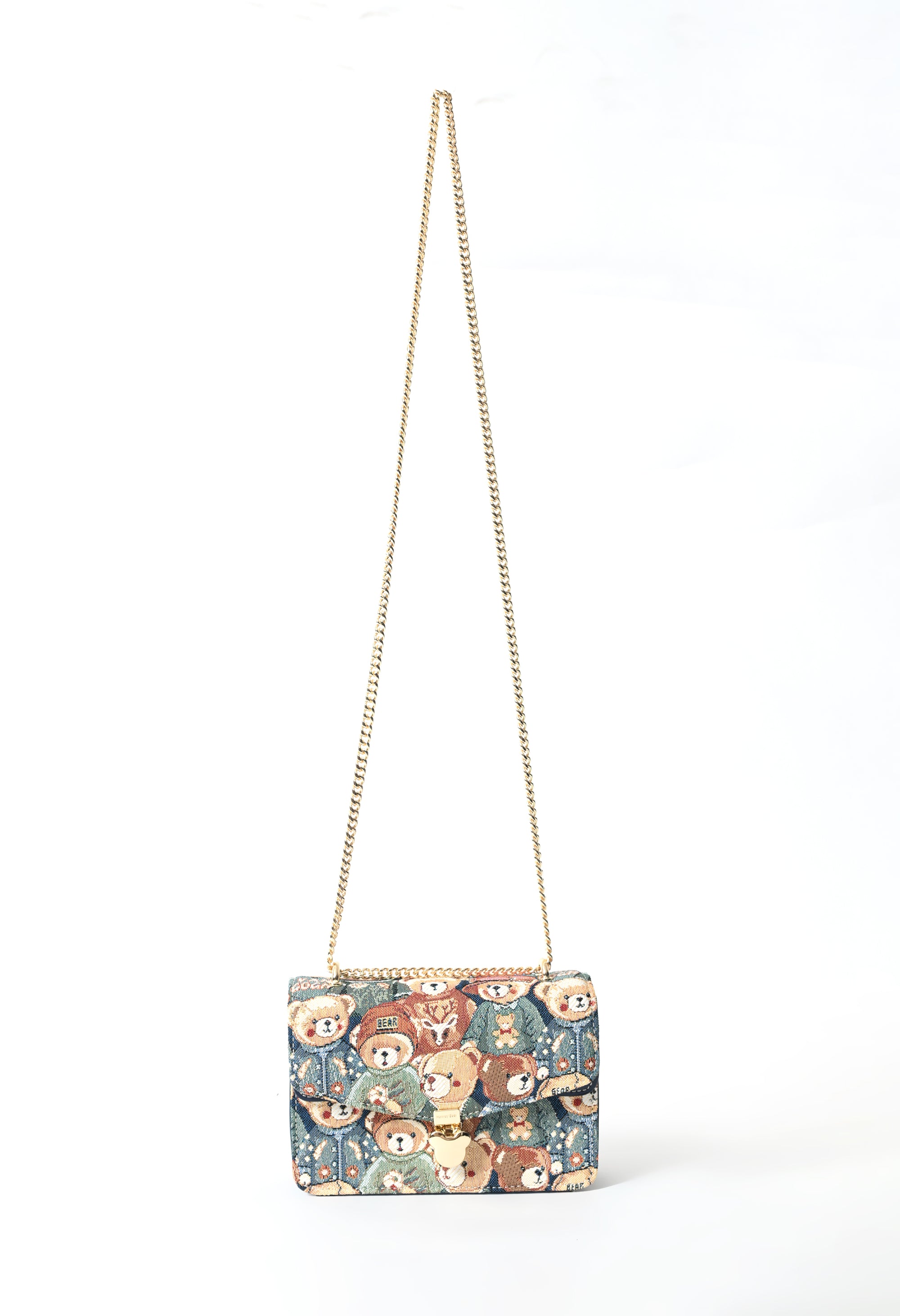 Green Bear Sling Bag