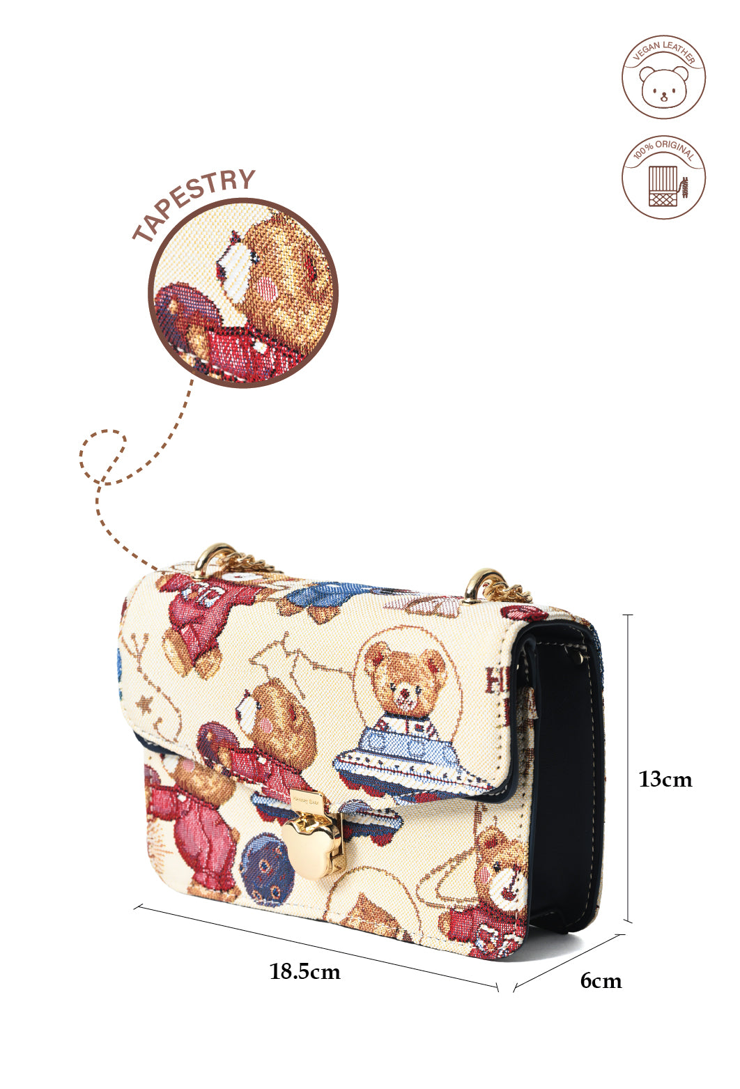 Meta Bear Sling Bag