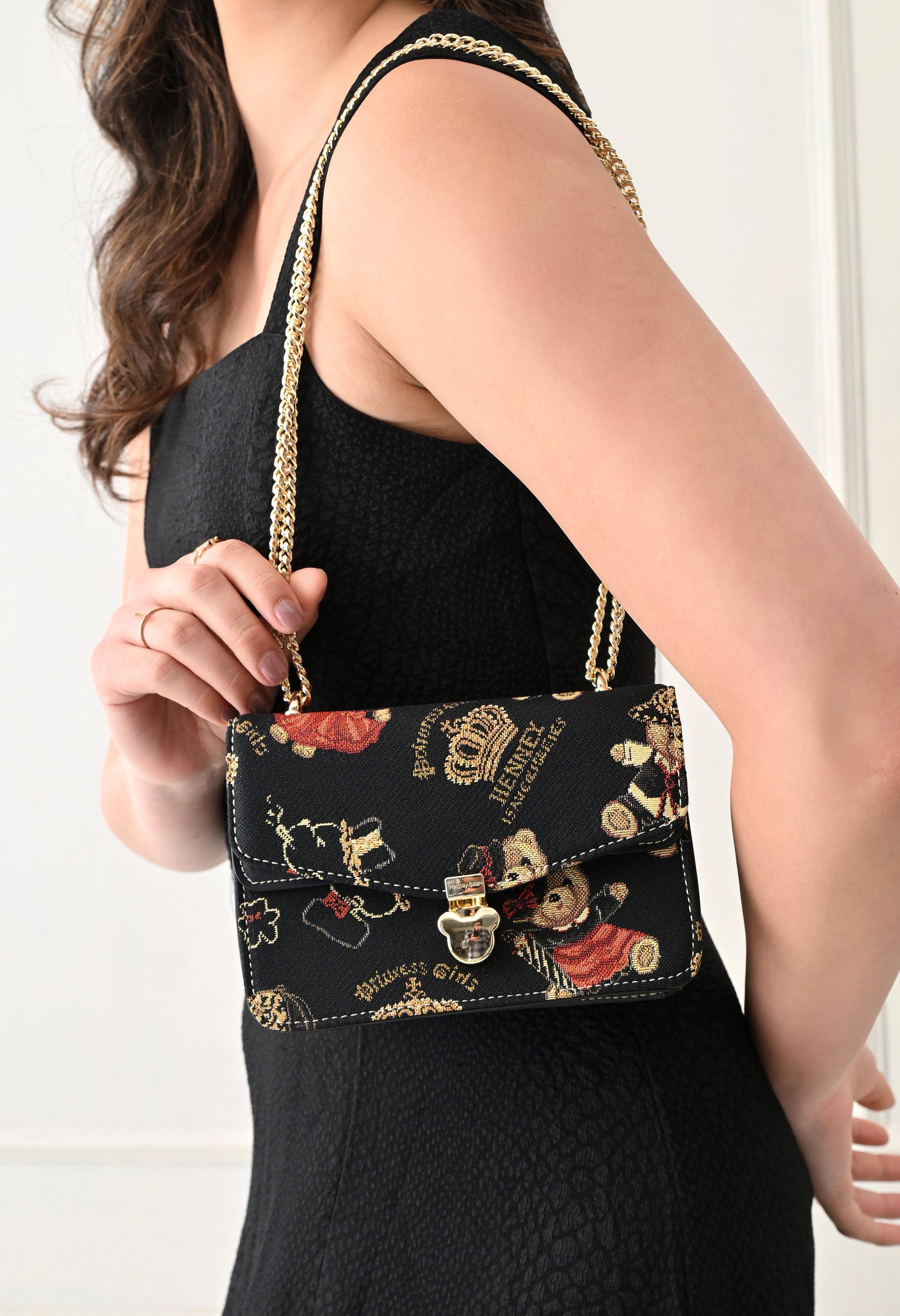 Crown Bear Sling Bag