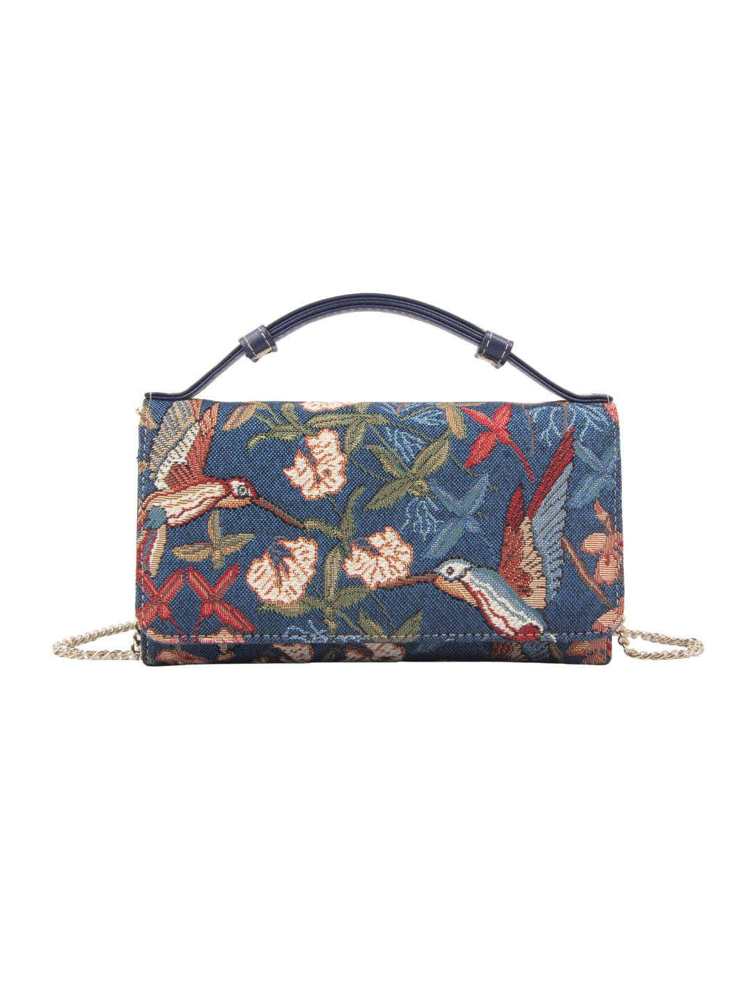 Blue Hummingbird Purse
