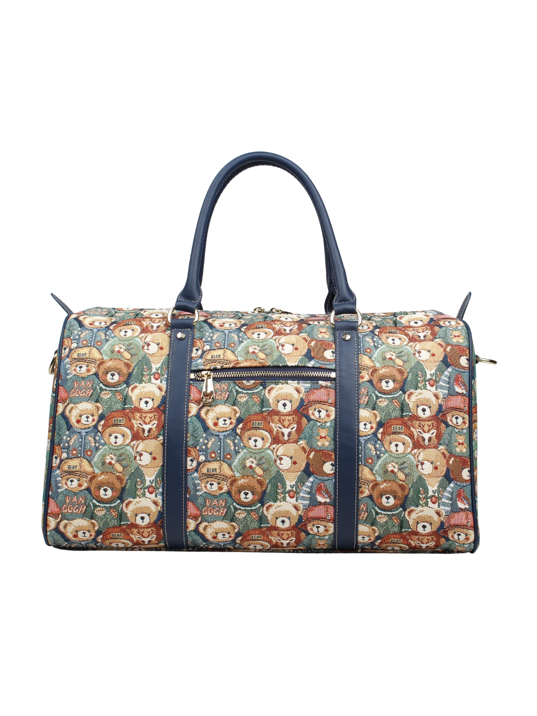 Green Bear Weekender with Shoulder Strap