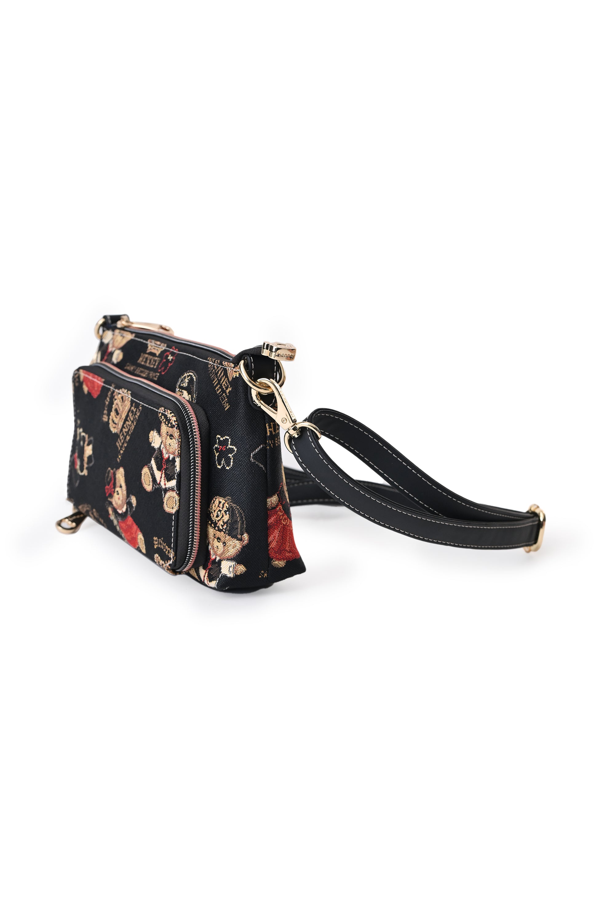 Crown Bear Crossbody Bag