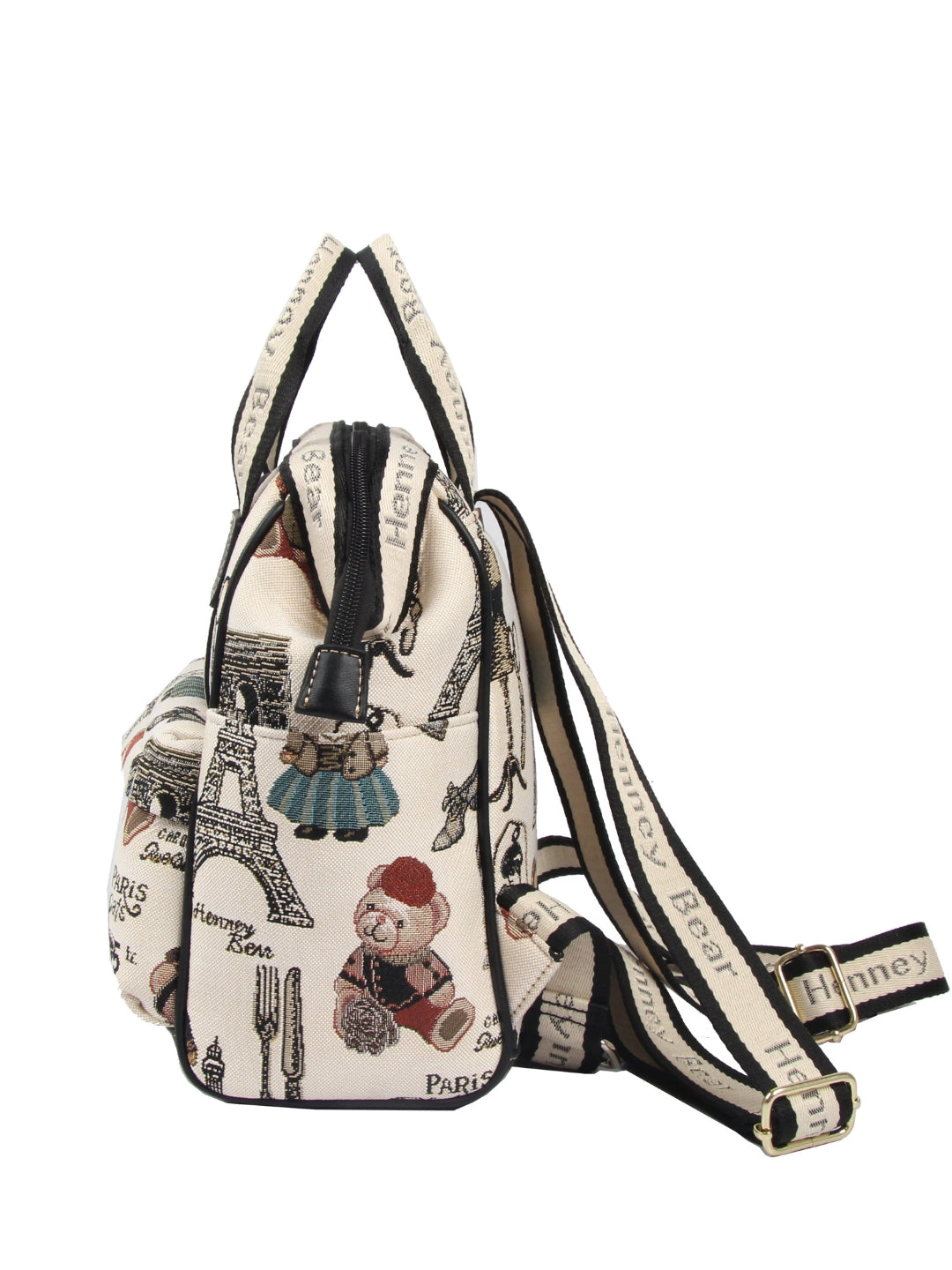 Paris Bear Compact Backpack