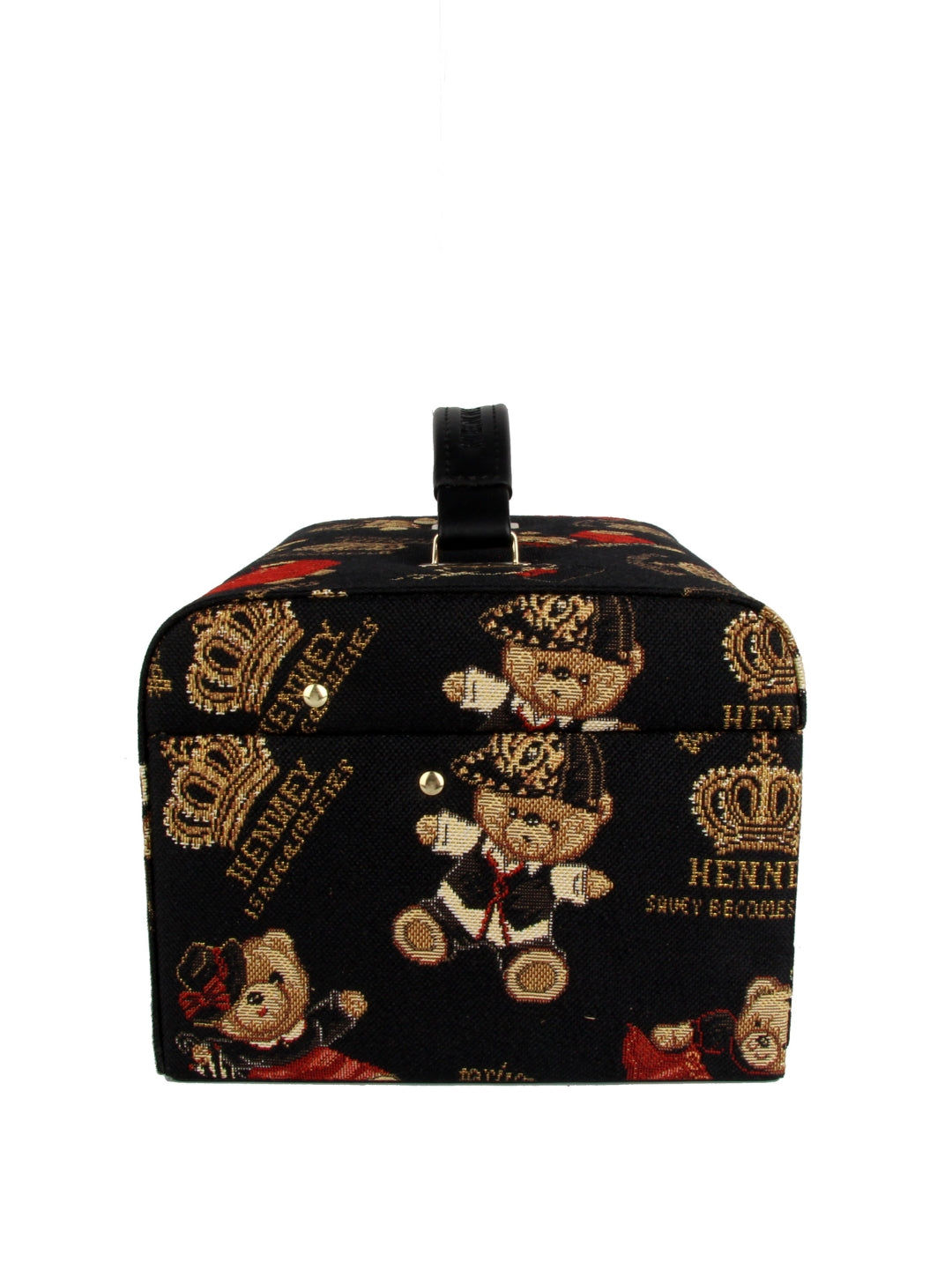Crown Bear Jewellery Organiser - 3 Layers with Lock for Rings, Necklace And Earrings/Wedding Gift